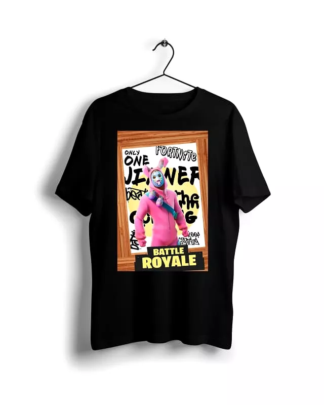 Fortnite Pink Digital Graphics T-shirt black