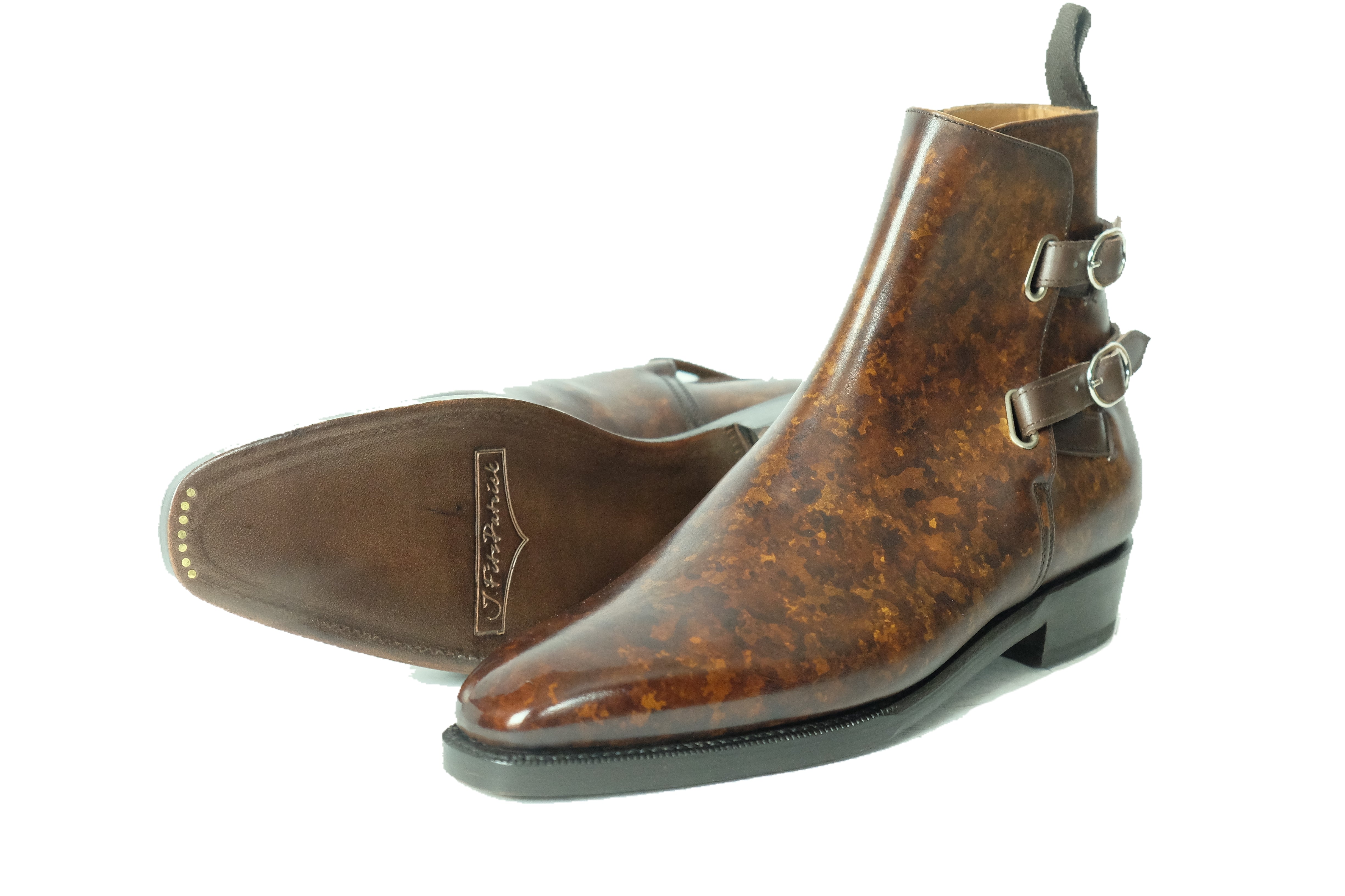 Genesee Copper Marble Patina MTO MGF Last Double Leather Sole