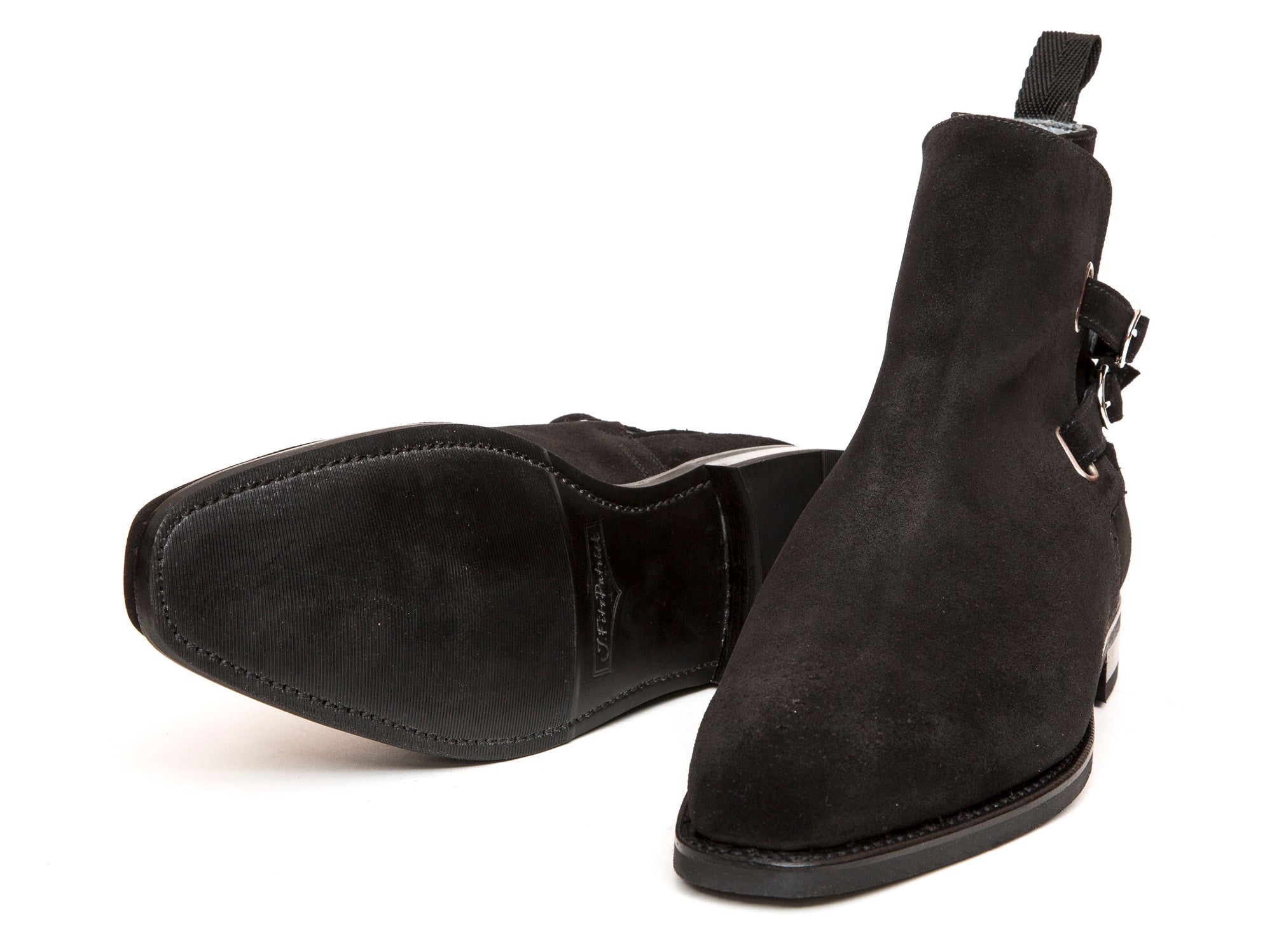 Genesee MTO Black Suede MGF Last Single Leather Sole