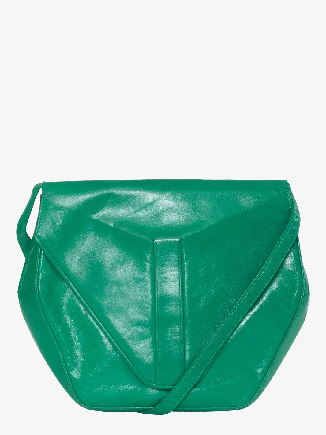 Green hexagonal shoulder strap