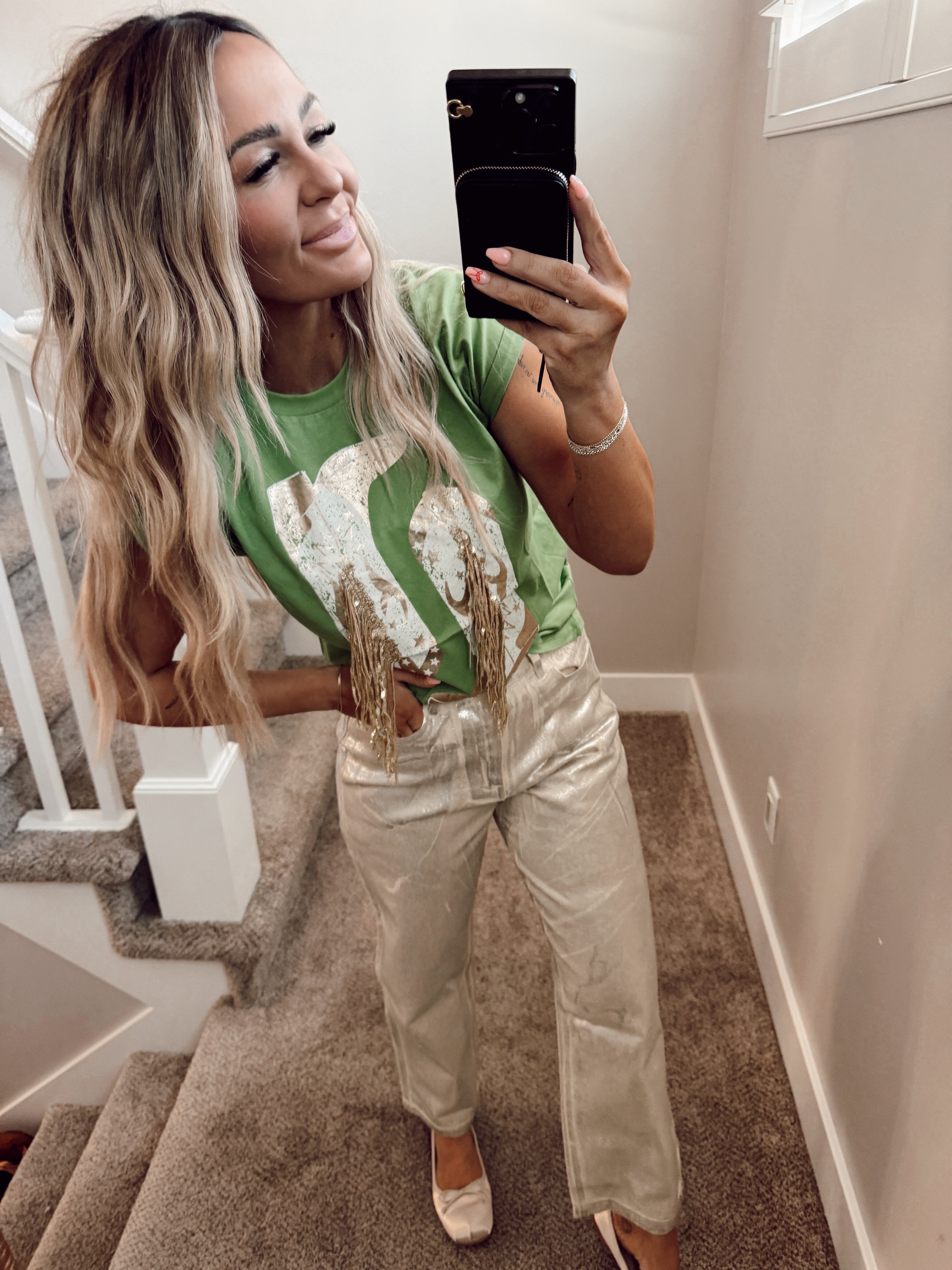 Green Sparkle T-Shirt