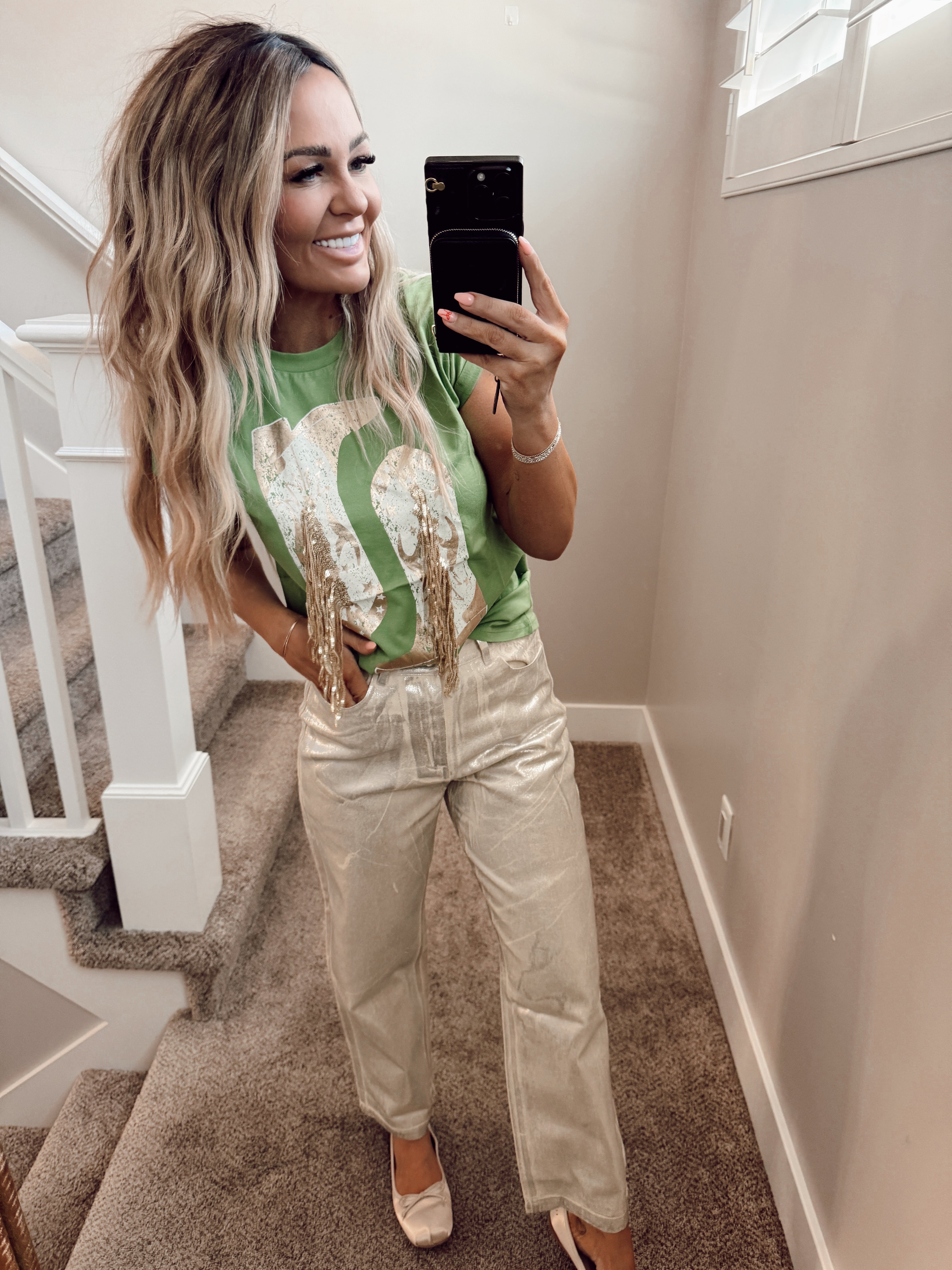 Green Sparkle T-Shirt