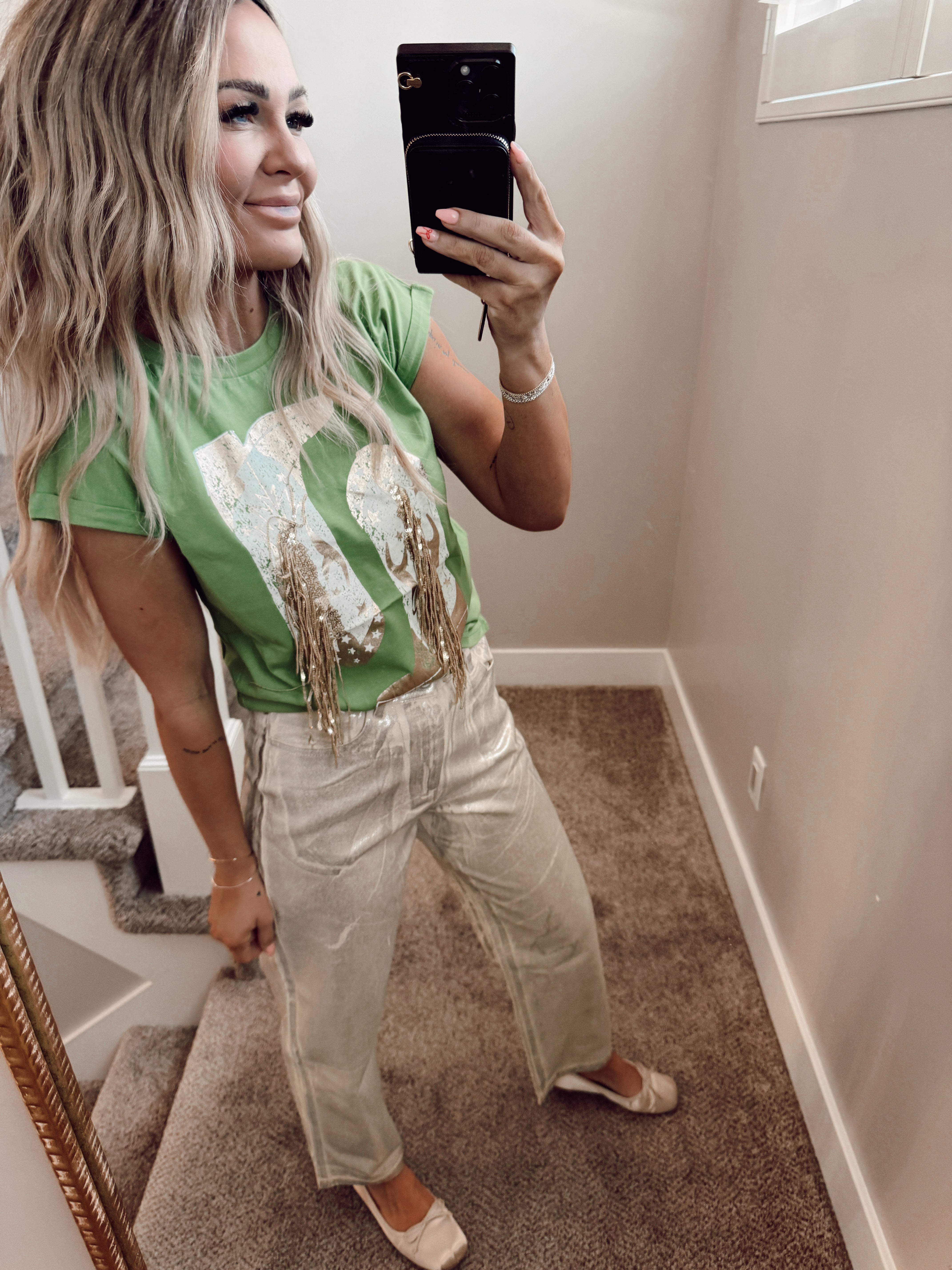 Green Sparkle T-Shirt