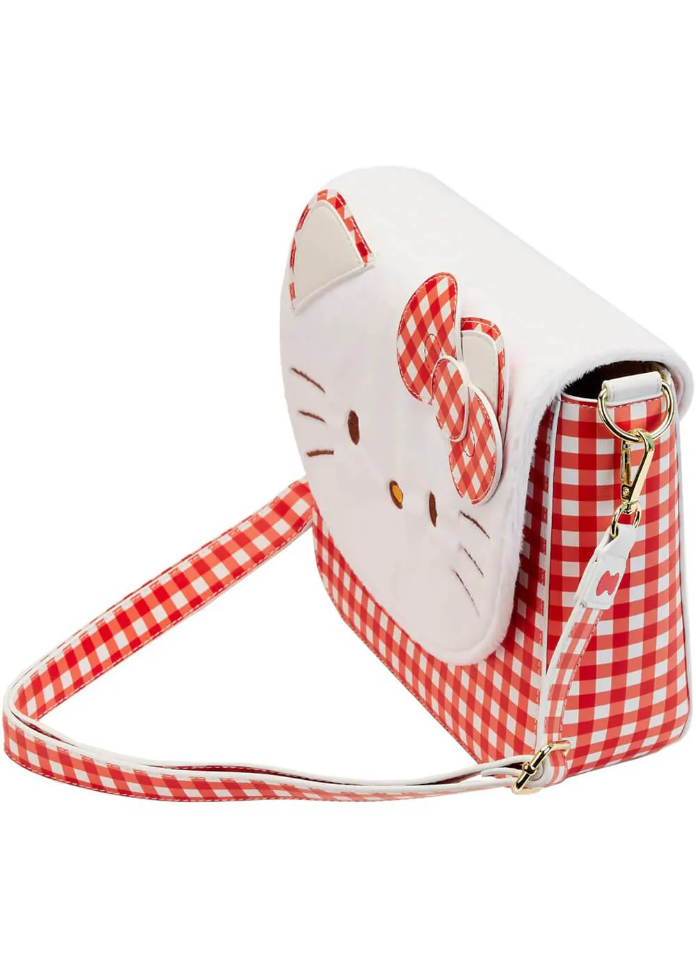 Hello Kitty Gingham Cosplay Crossbody Bag by Loungefly