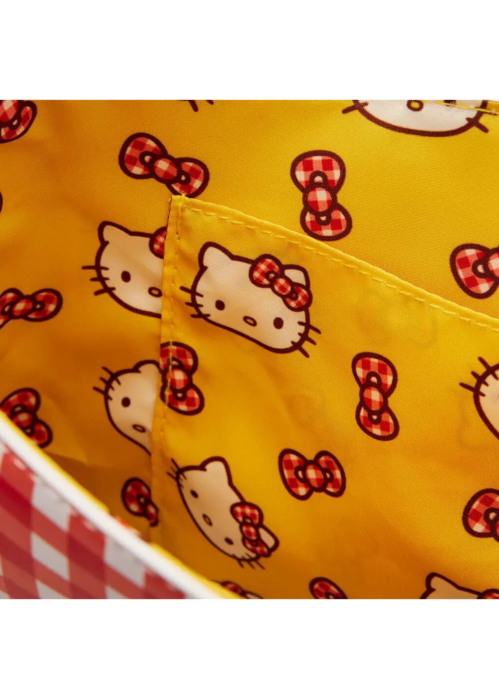 Hello Kitty Gingham Cosplay Crossbody Bag by Loungefly