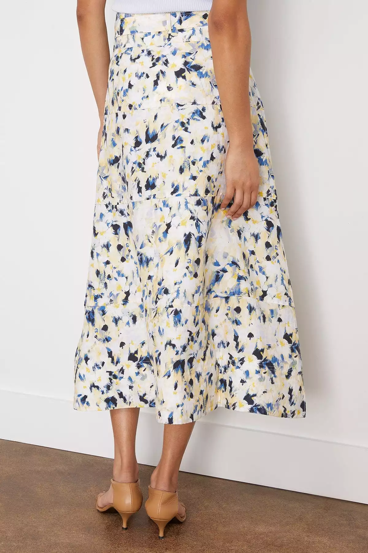 Hudson Skirt Cream Maritime Blue - Buy Now.