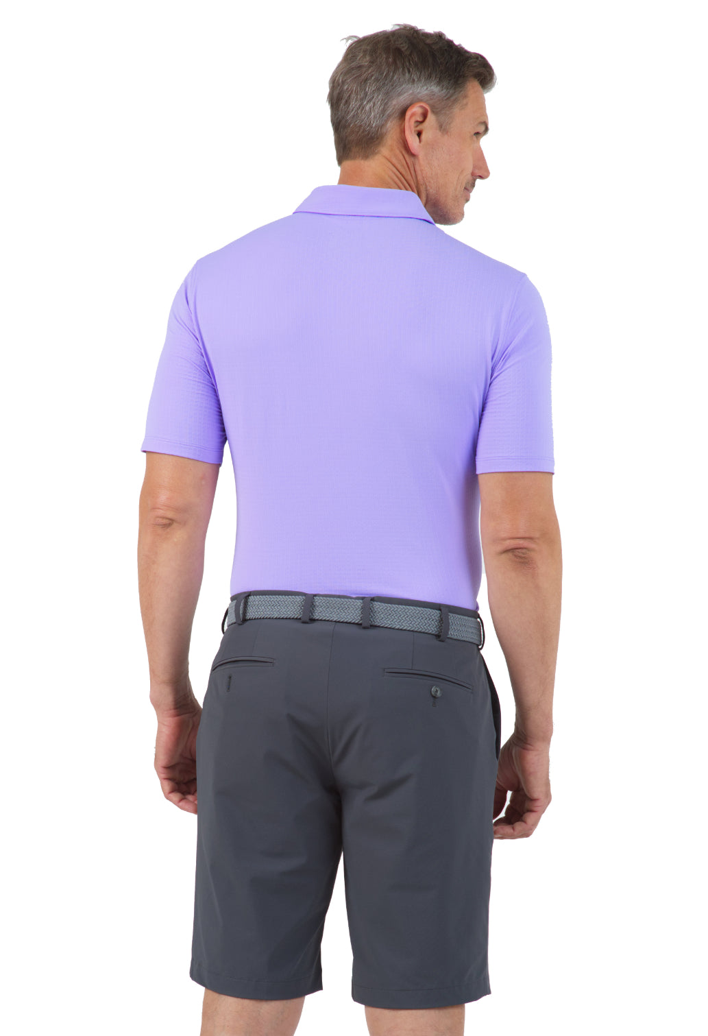 IBKUL Men's Light Violet Polo Shirt