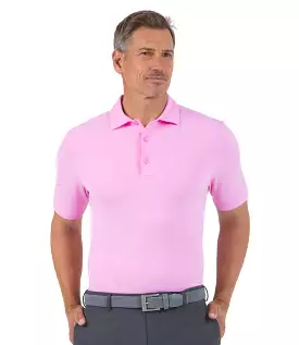 IBKUL Men's Polo Shirt in Light Pink