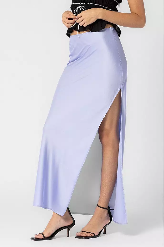 Ice Blue Slip Skirt