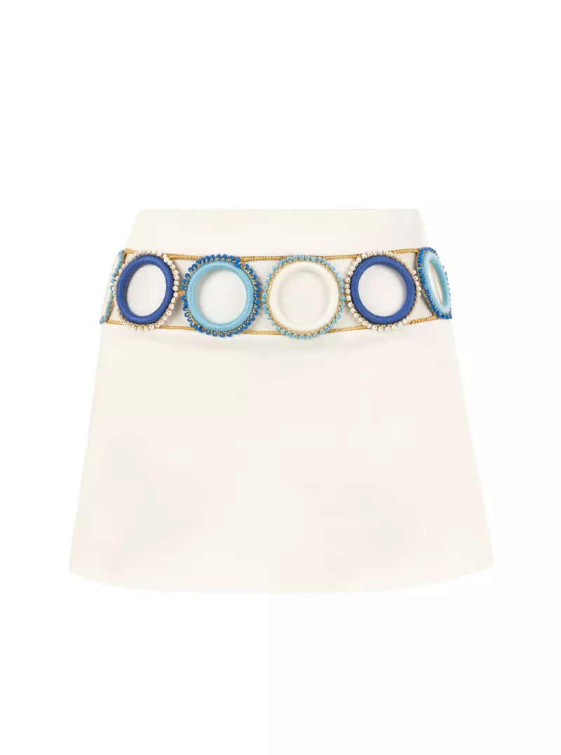 Ivory mini skirt - Palma style