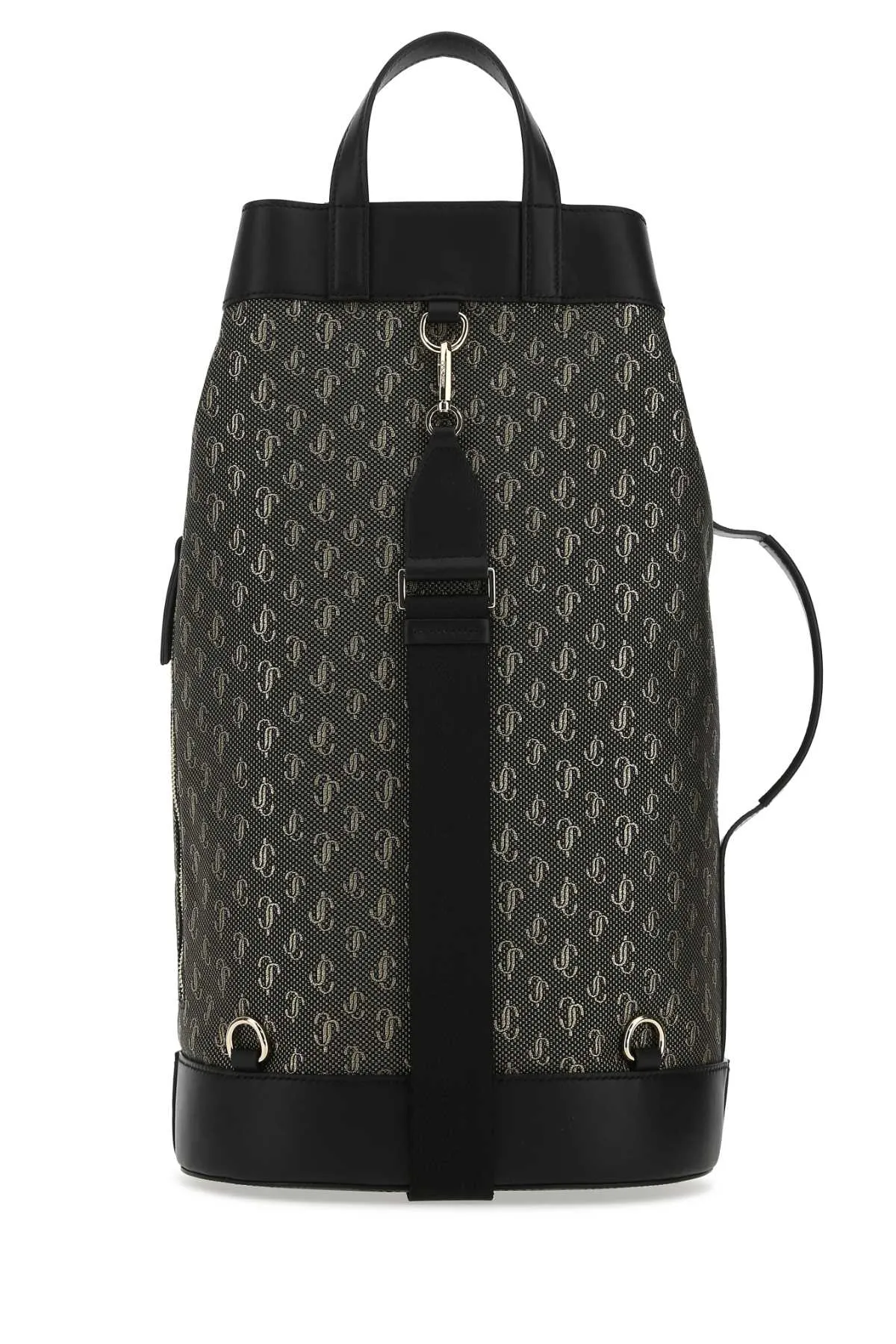 Jimmy Choo Logo Embroidered Backpack