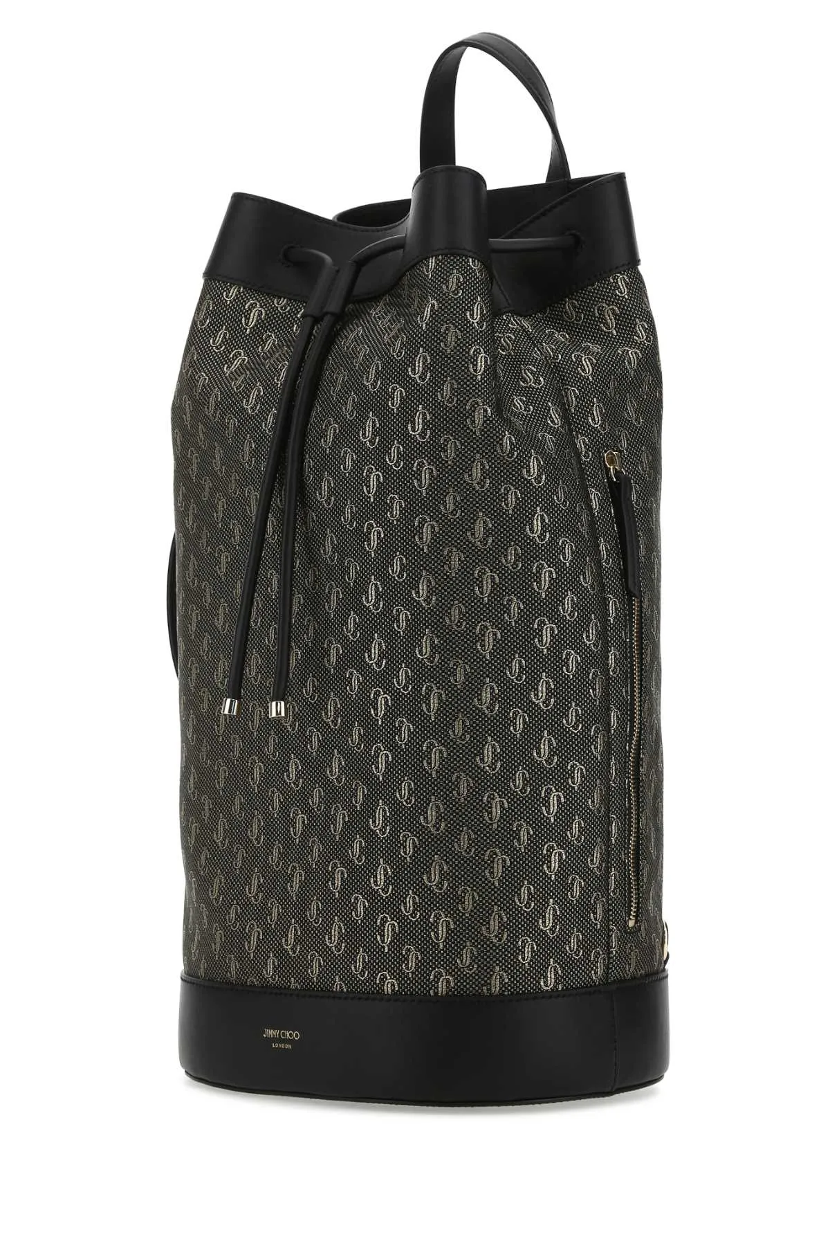 Jimmy Choo Logo Embroidered Backpack