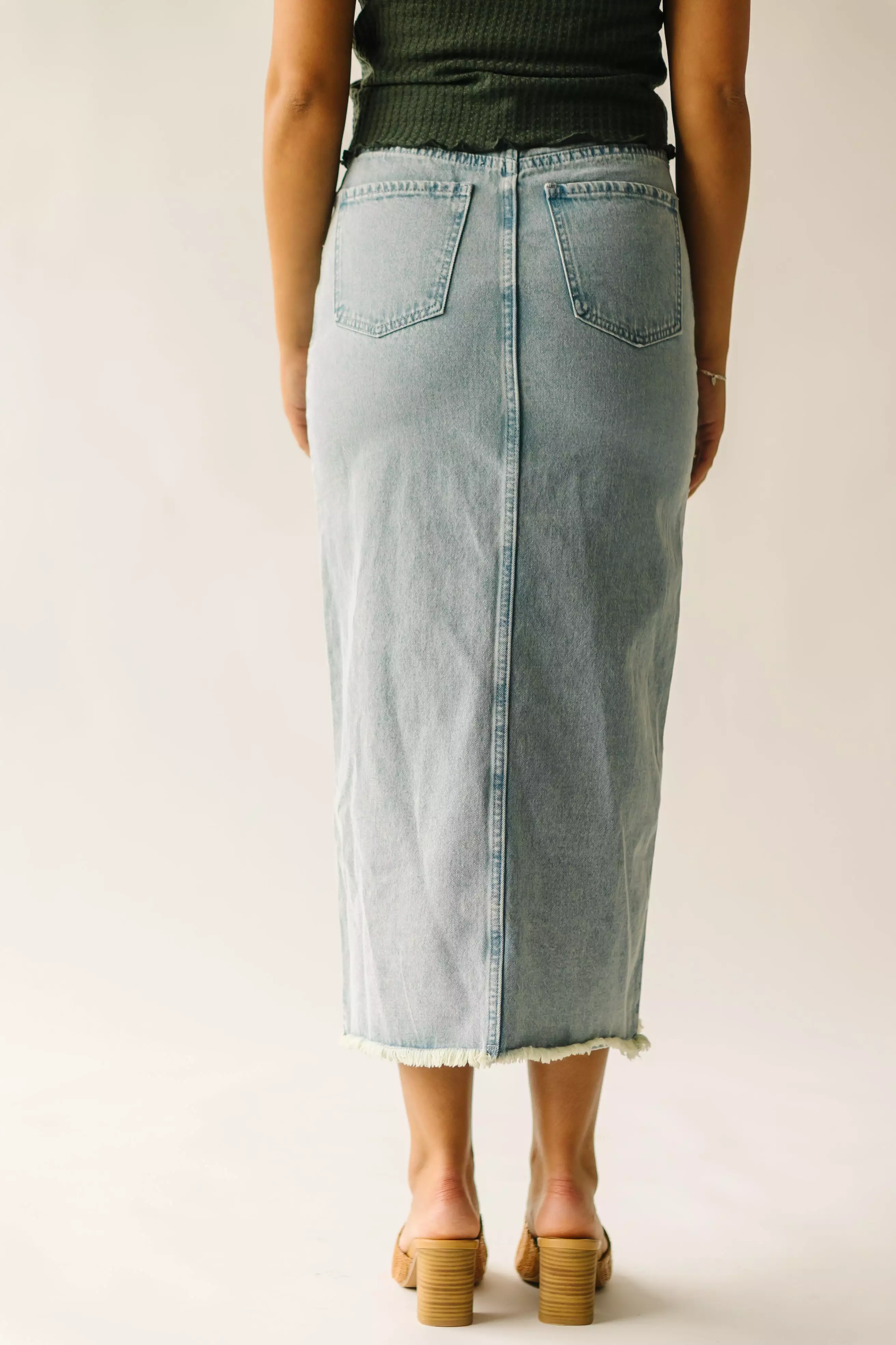 Kaplan Light Blue Denim Skirt - Shop Now!