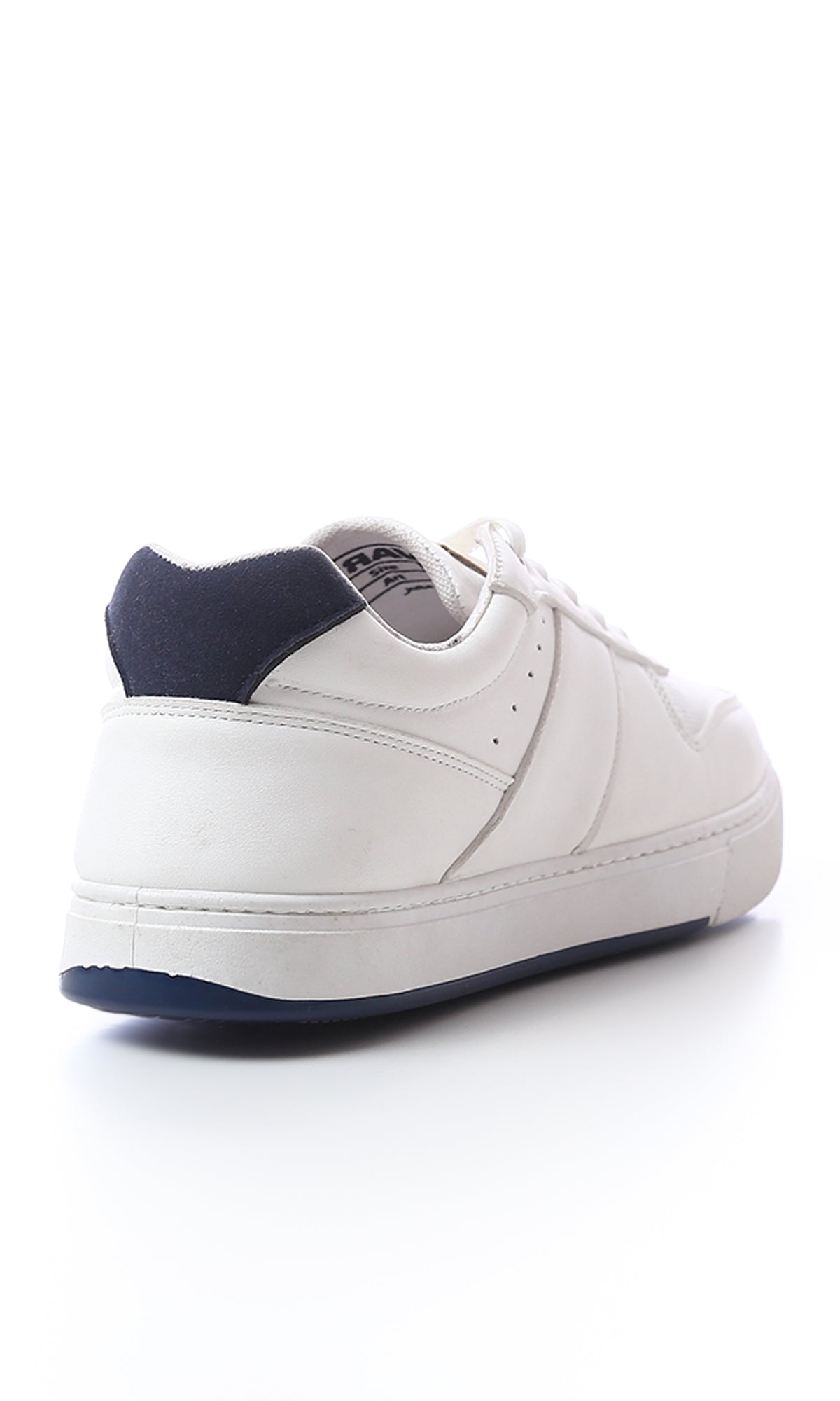 Lace Up White Navy Blue Casual Shoes - O171182