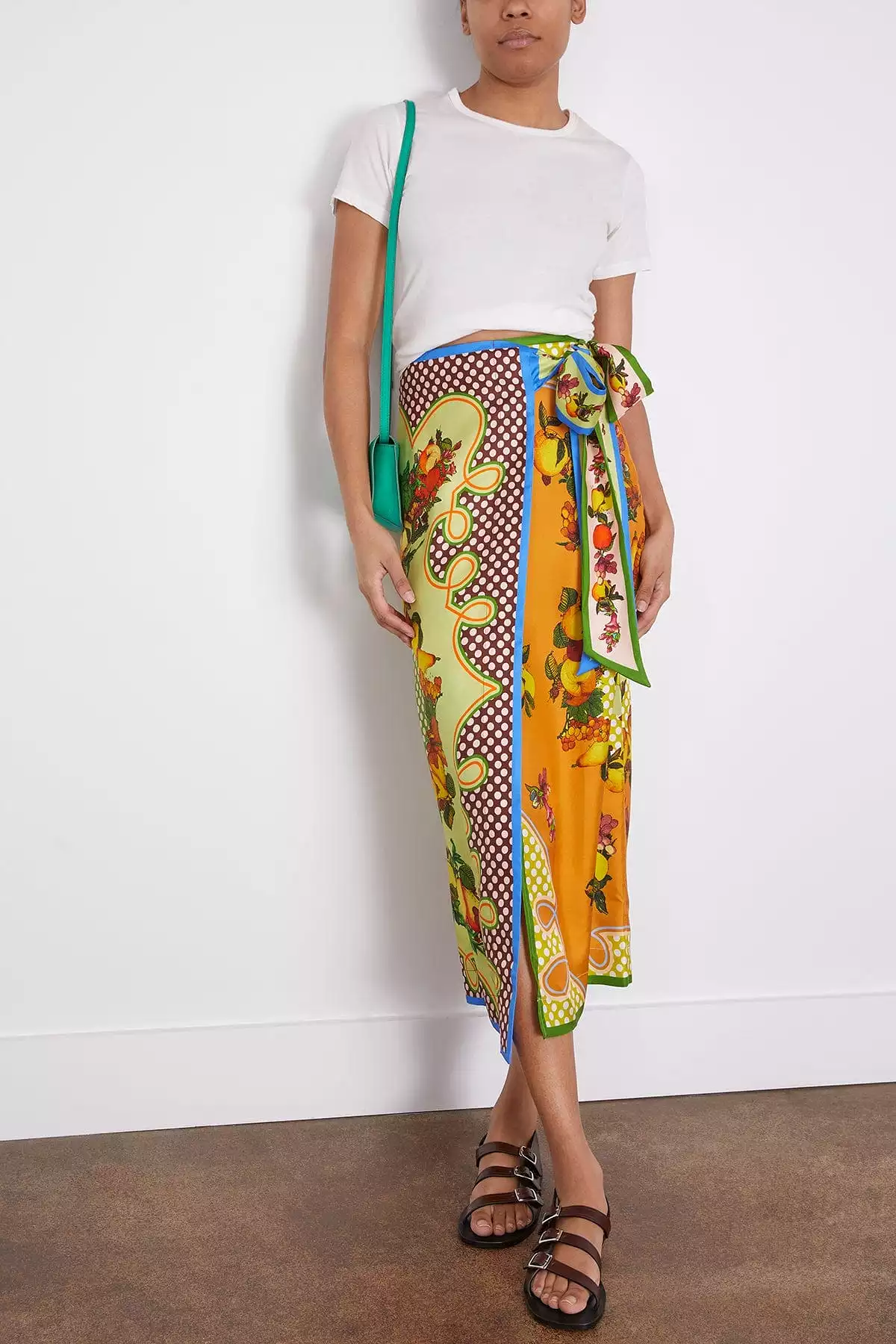 Lemonis Silk Skirt - Multi