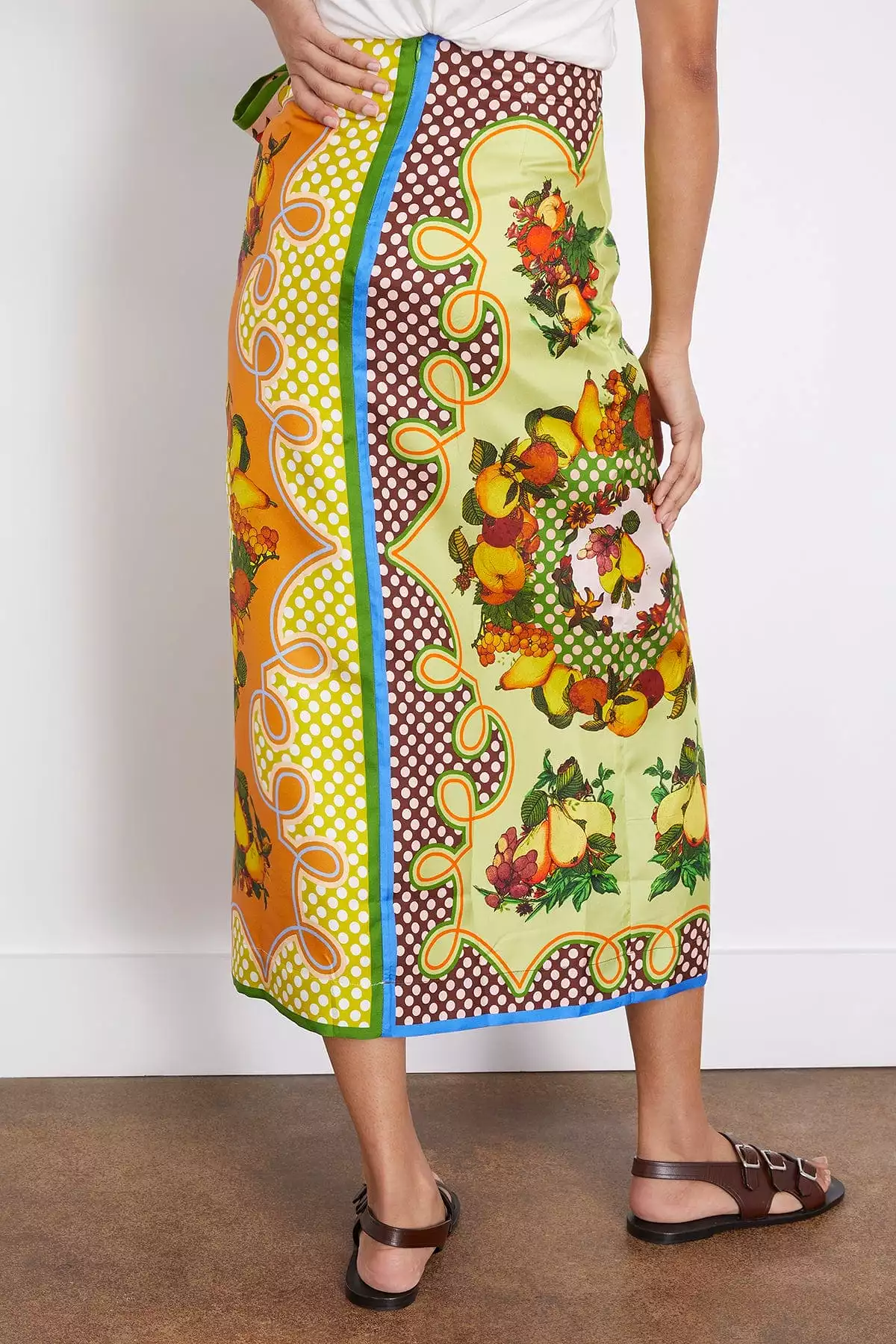 Lemonis Silk Skirt - Multi