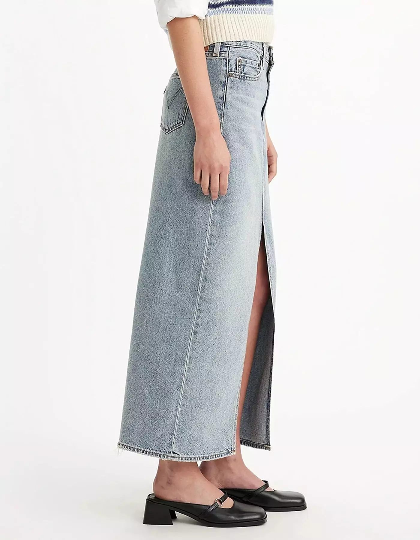 Levi's Seraphina Stripe Crown Ankle Skirt