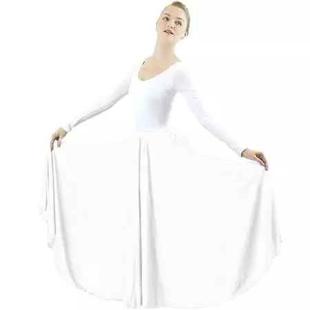 Liturgical Praise Dance Circle Skirt - Girls, Ladies, Plus