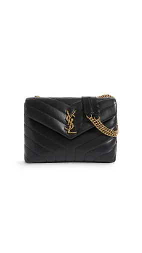 Loulou Small Chain Bag in Quilted Y Leather