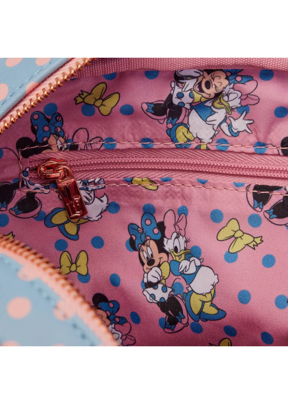 Loungefly Disney Minnie Crossbody Bag - Pastel Color Block Dots