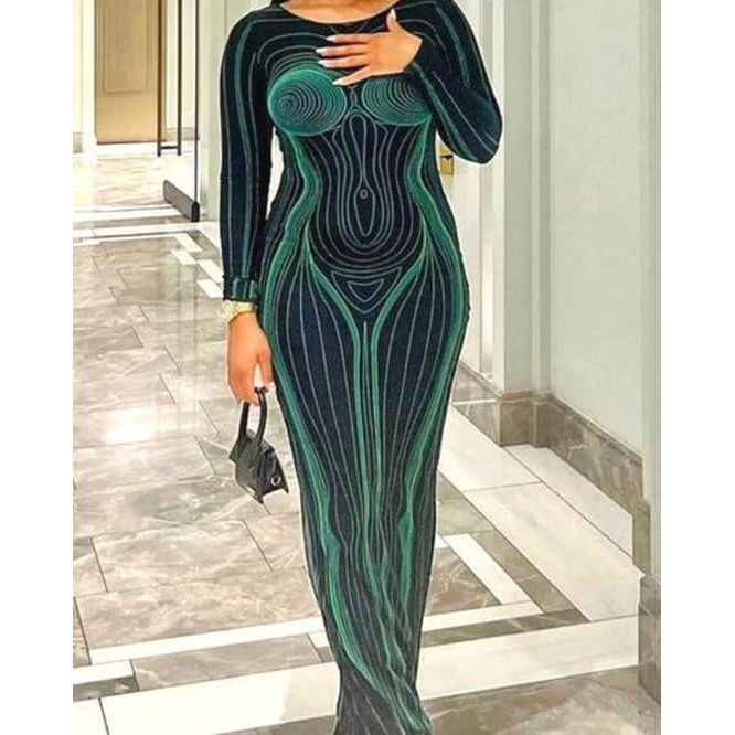 Matrix Bodycon Dress - Shop Now!