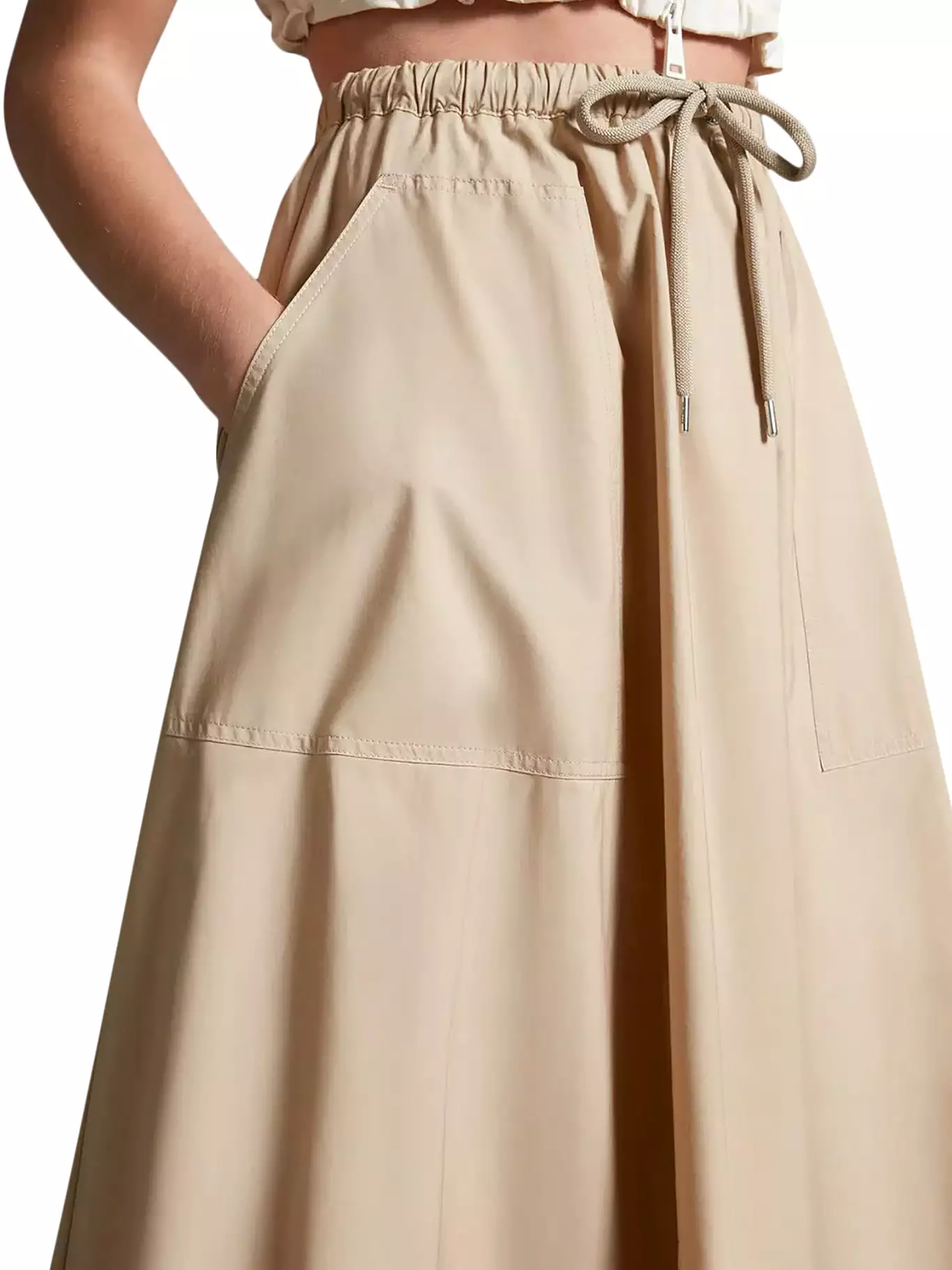 Maxi Skirt in Poplin - Best Price & Quality | Shop Now