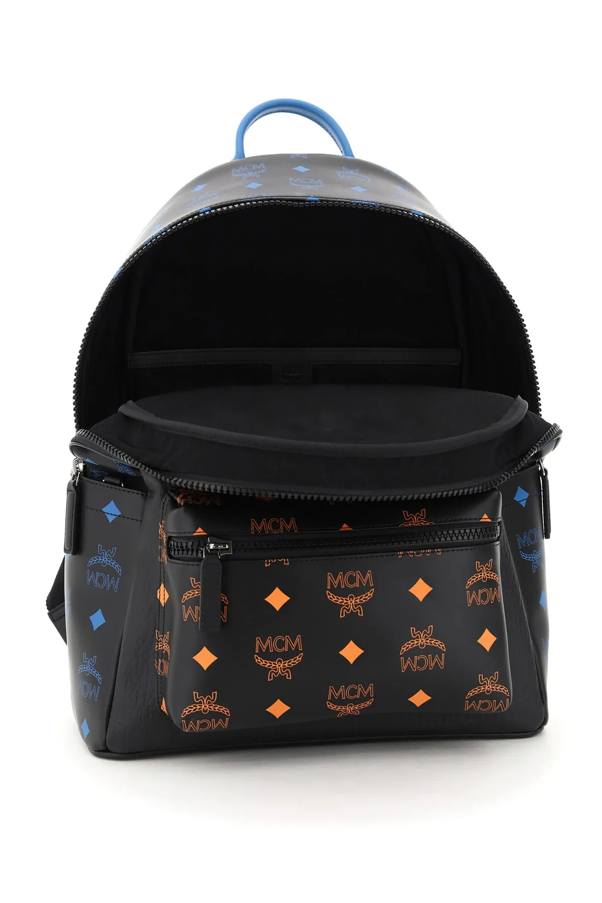 MCM Backpack with Stark Logo Print