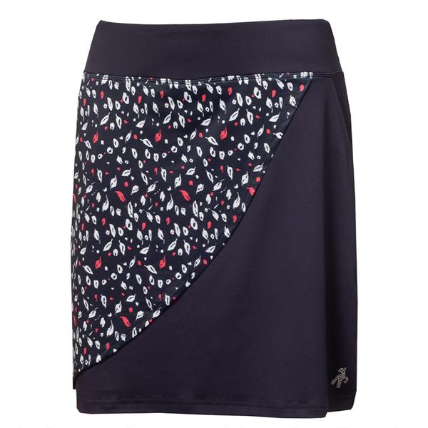 Melissa Printed Golf Skort - Green Lamb