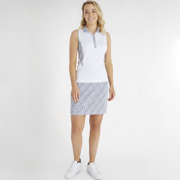 Melissa Printed Golf Skort - Green Lamb