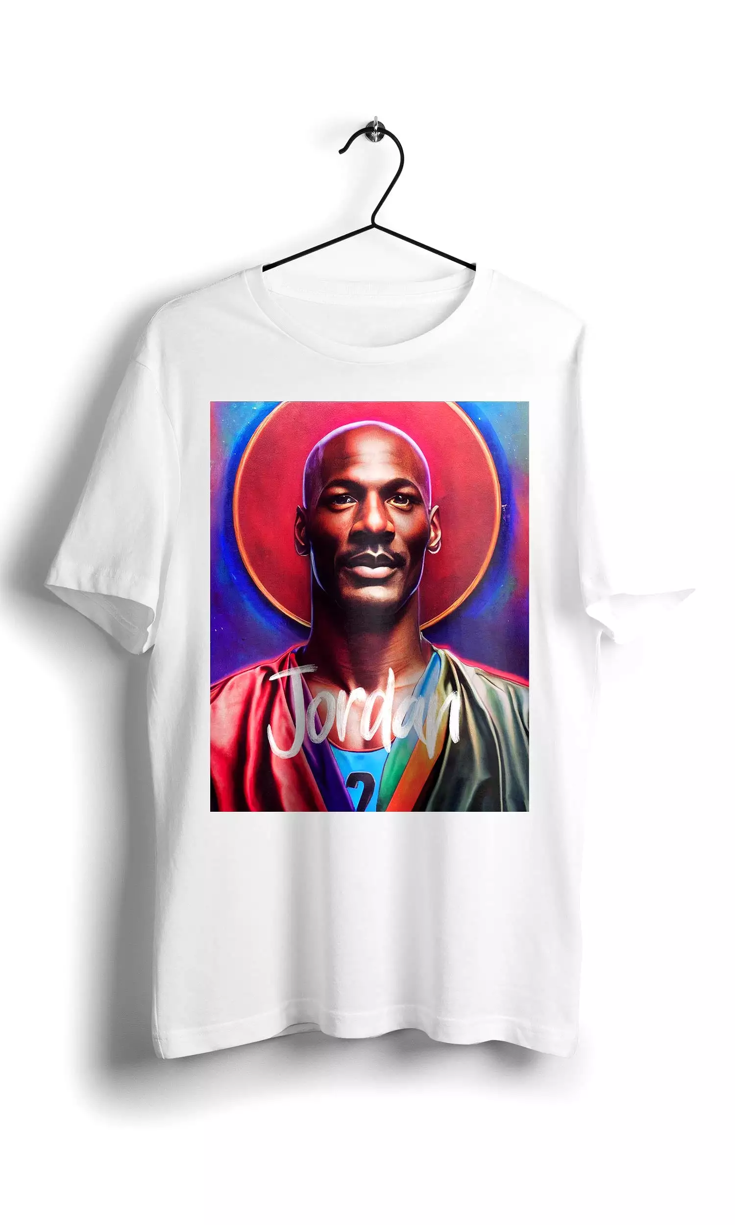 Michael Jordan NBA Legends - White T-Shirt with Digital Graphics