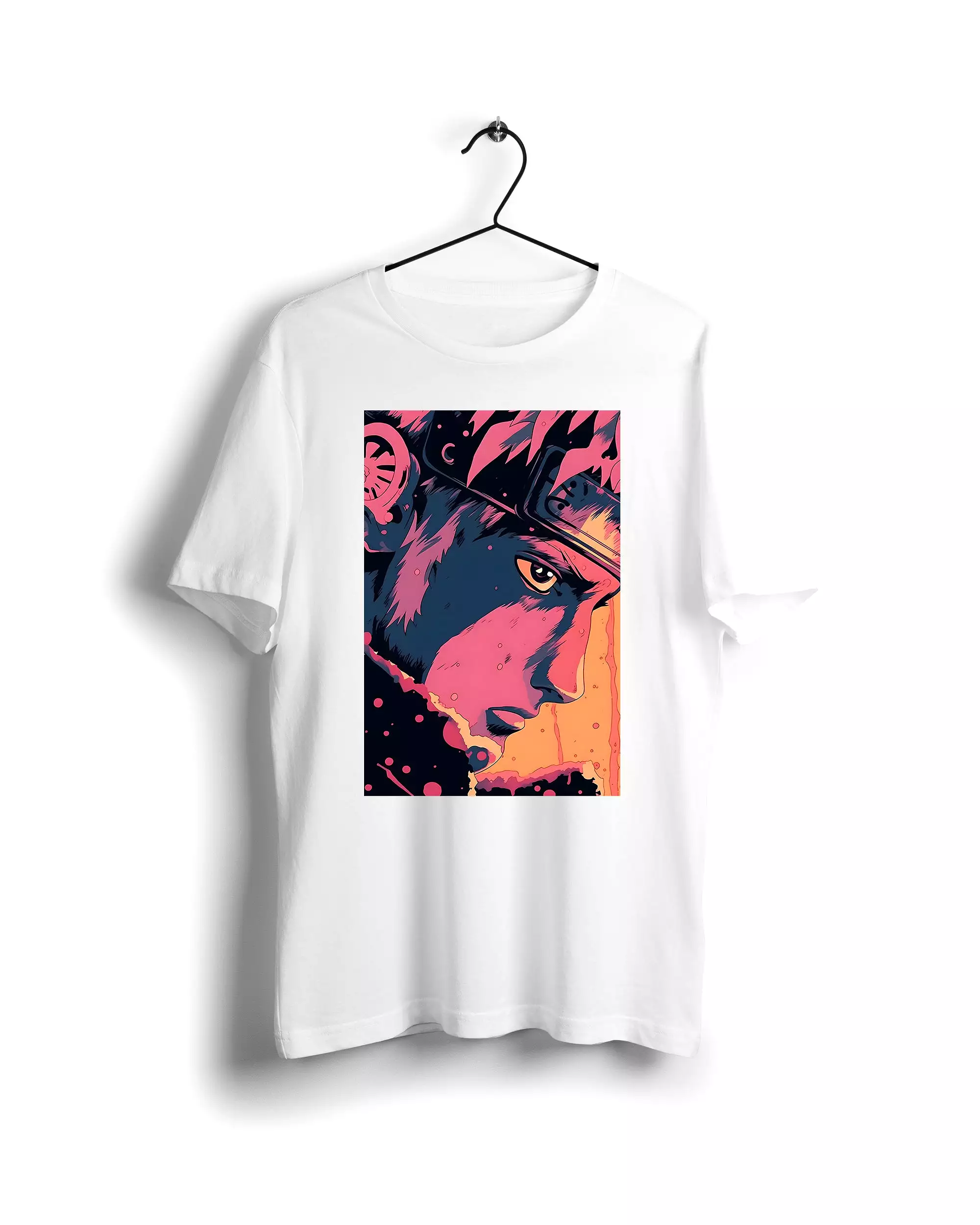 Naruto Uzumaki T-shirt: Oda-Inspired Art Collage, Digital Graphics, Basic White - Google SEO Results