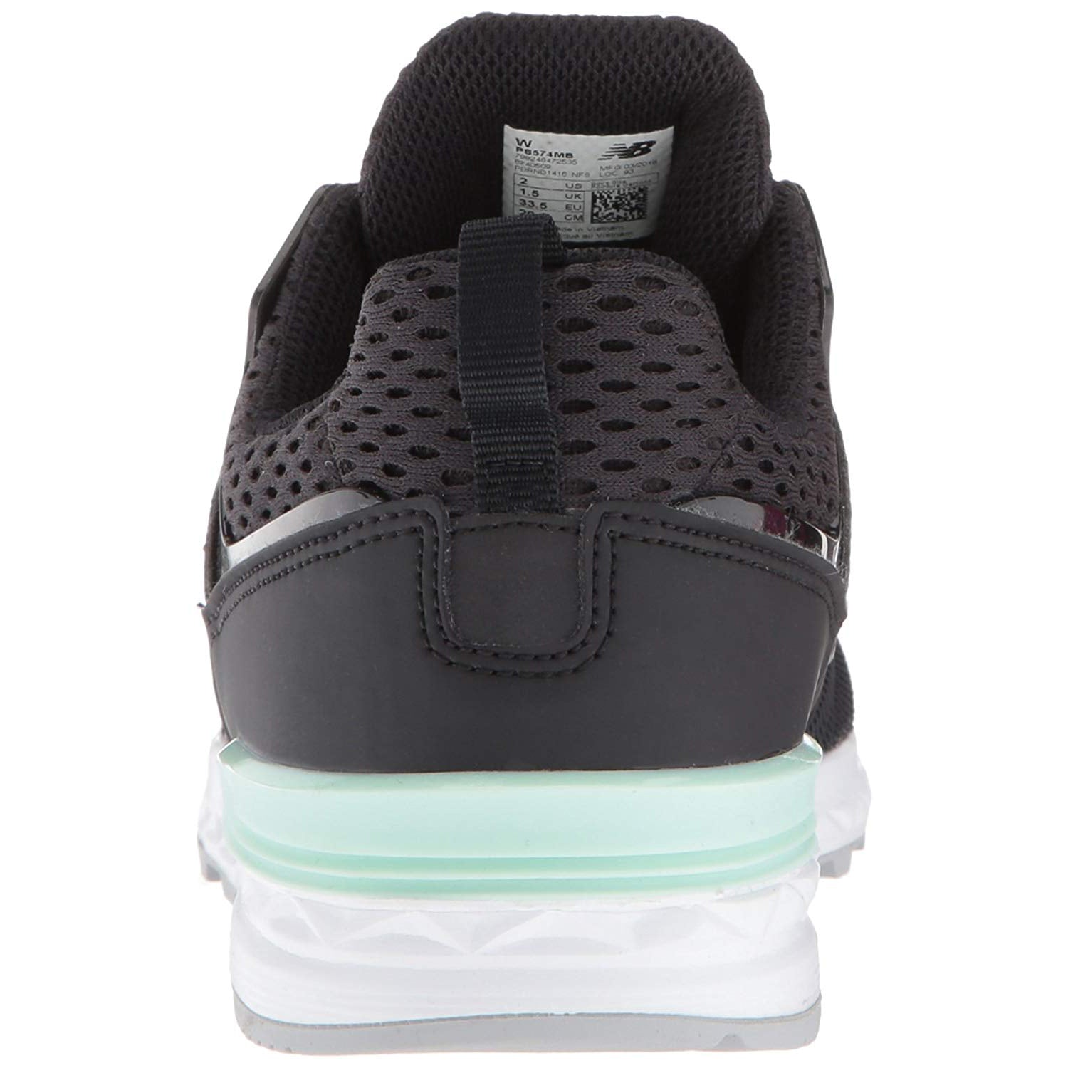 New Balance 574 Sport Kids | Black Seafoam GS574MB