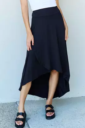 Ninexis Black High Waisted Flare Maxi Skirt - Top Pick