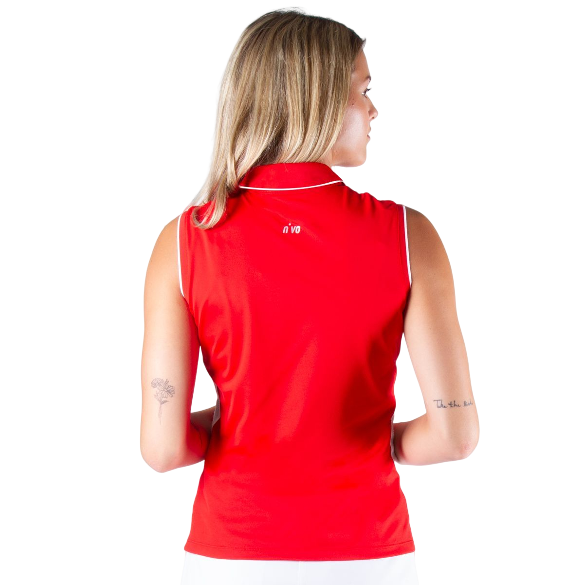 Nivo Polo Sleeveless Basia Red