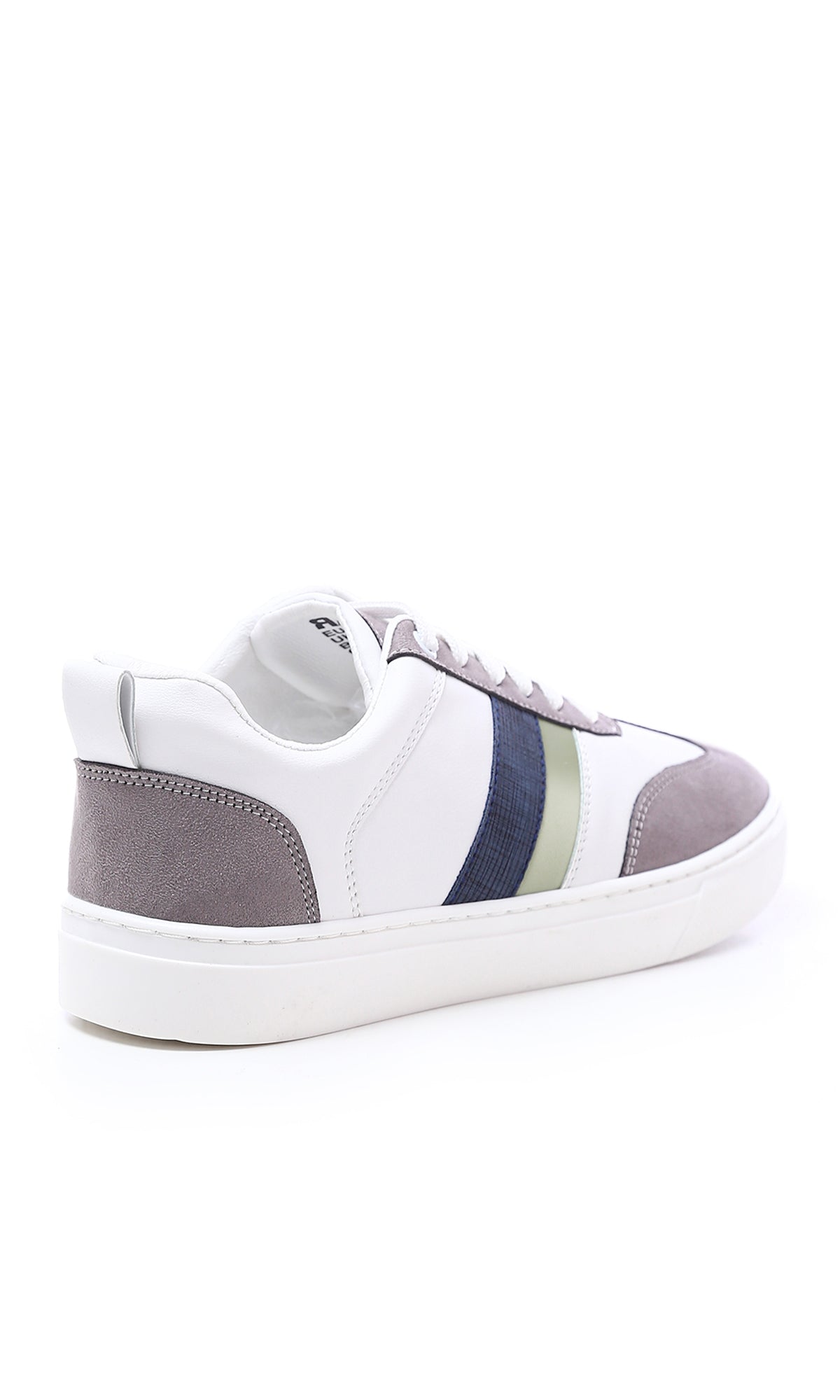 O176721 Casual Shoes - White, Green & Grey