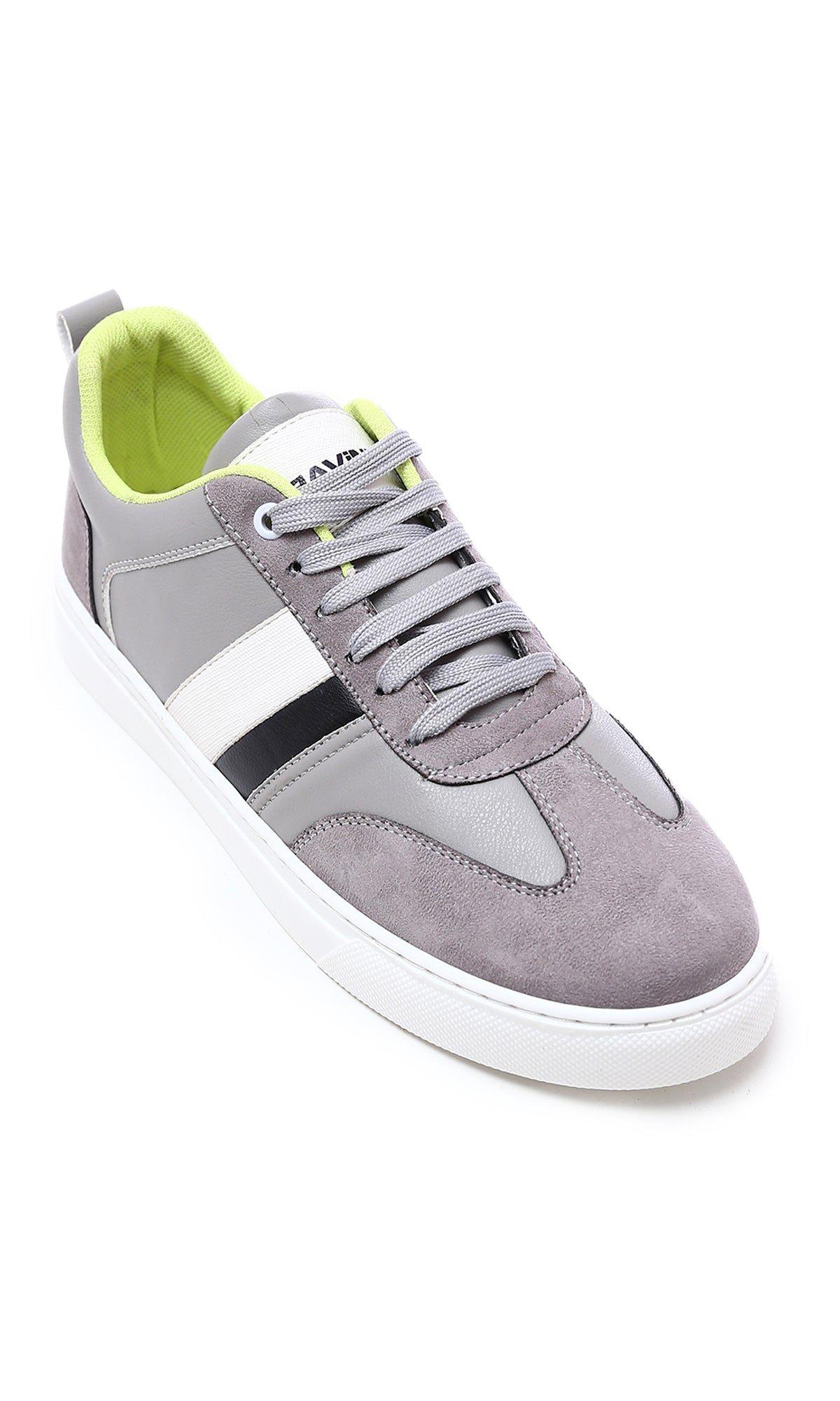 O176722 Dark Grey Lace Up Casual Shoes