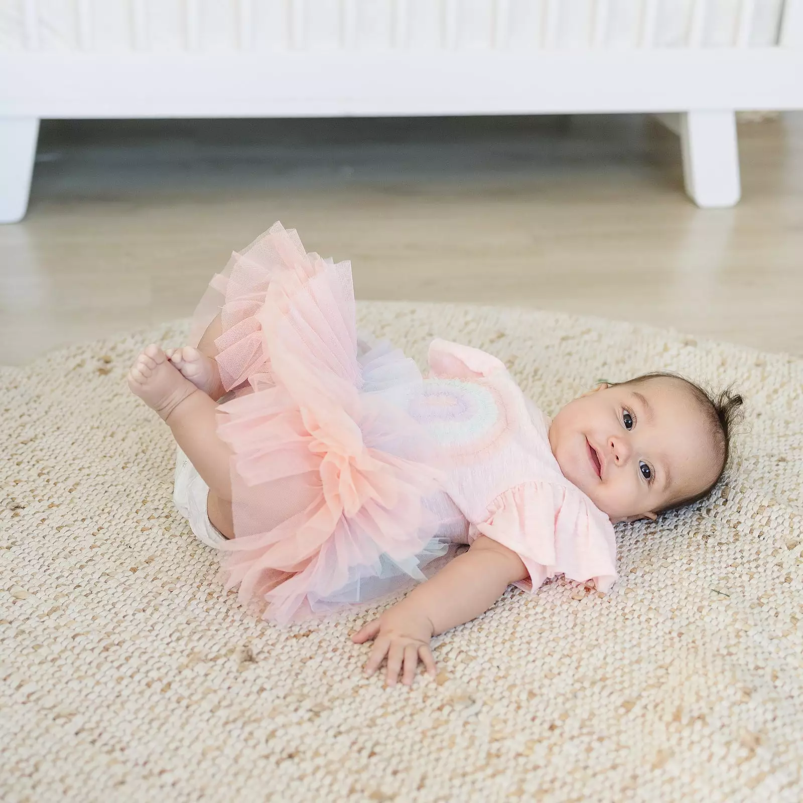 Ombre Layered Skirt - Mint Sherbet for Babies