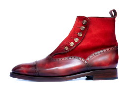 Patina Carnation - MTO - Puyallup Redux: Exclusive handcrafted patina leather shoes for sale in Puyallup.