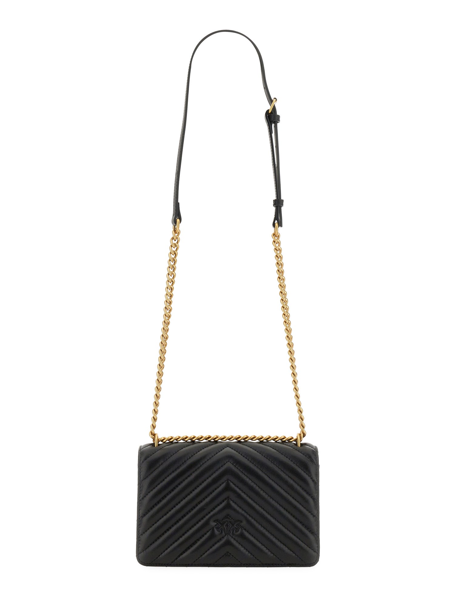 PINKO    LOVE ONE SIMPLY MINI QUILTED LEATHER BAG