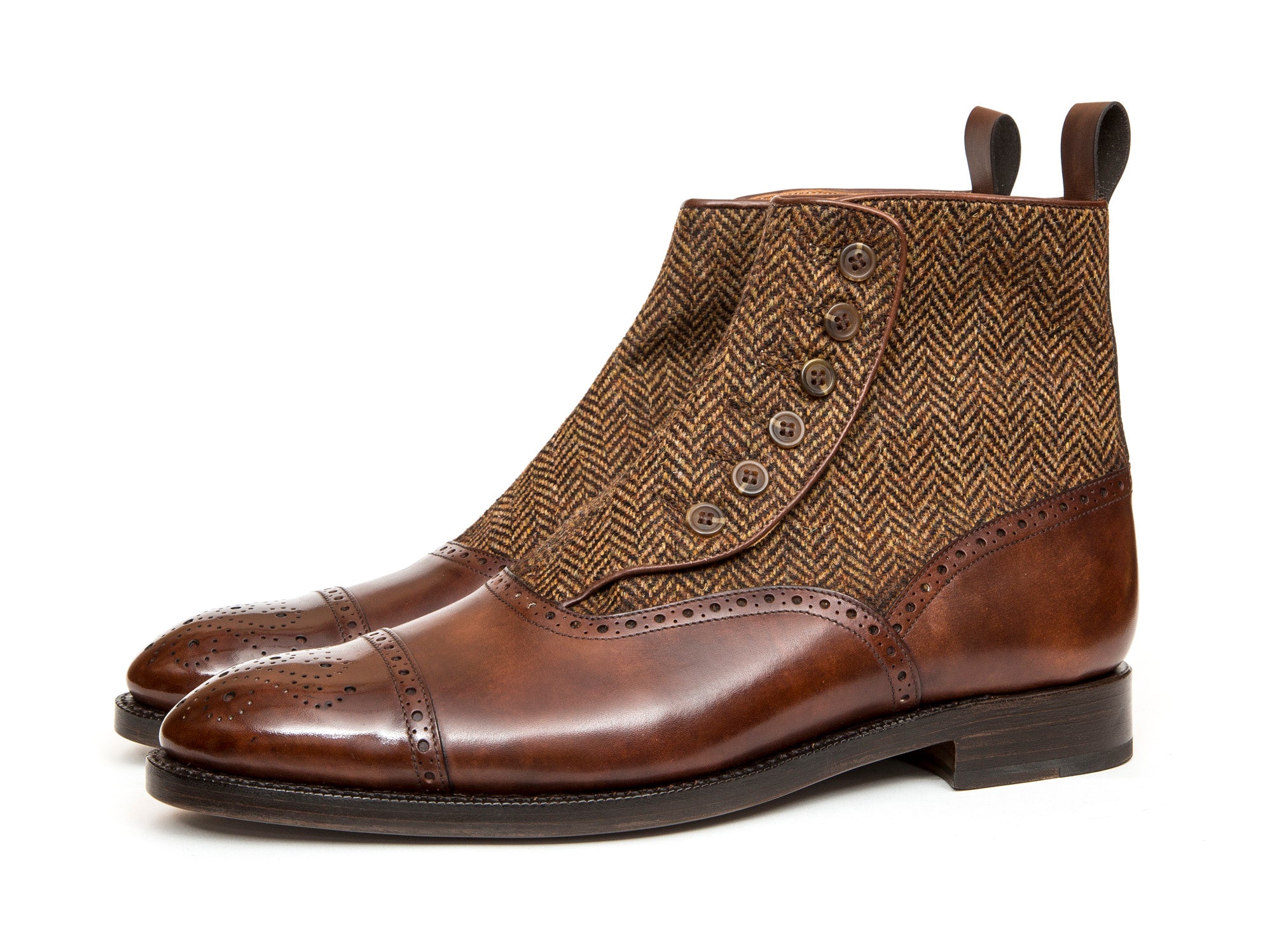 Puyallup Gold Museum Calf Shoes in NGT Last with Double Leather Sole