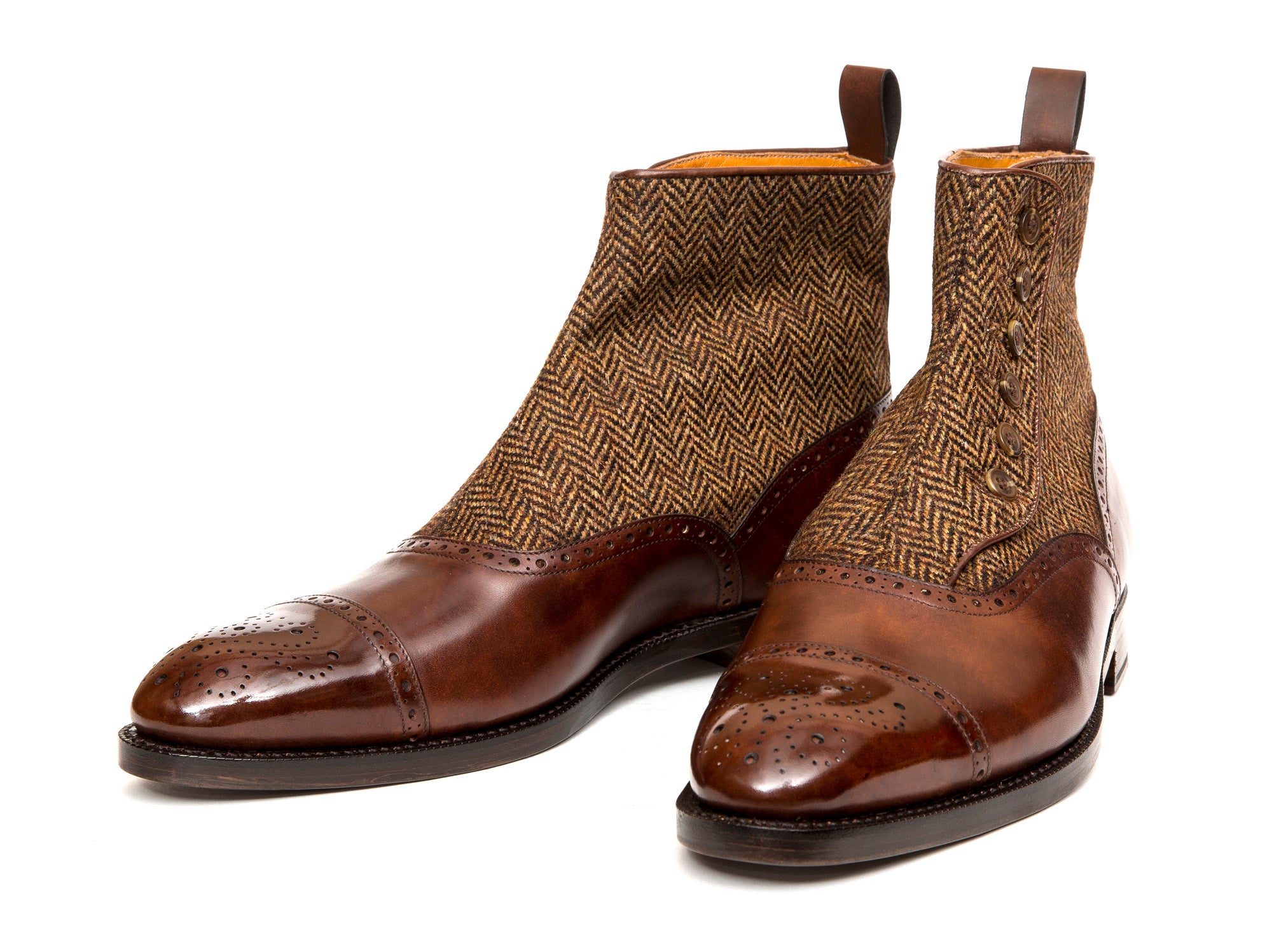 Puyallup Gold Museum Calf Shoes in NGT Last with Double Leather Sole