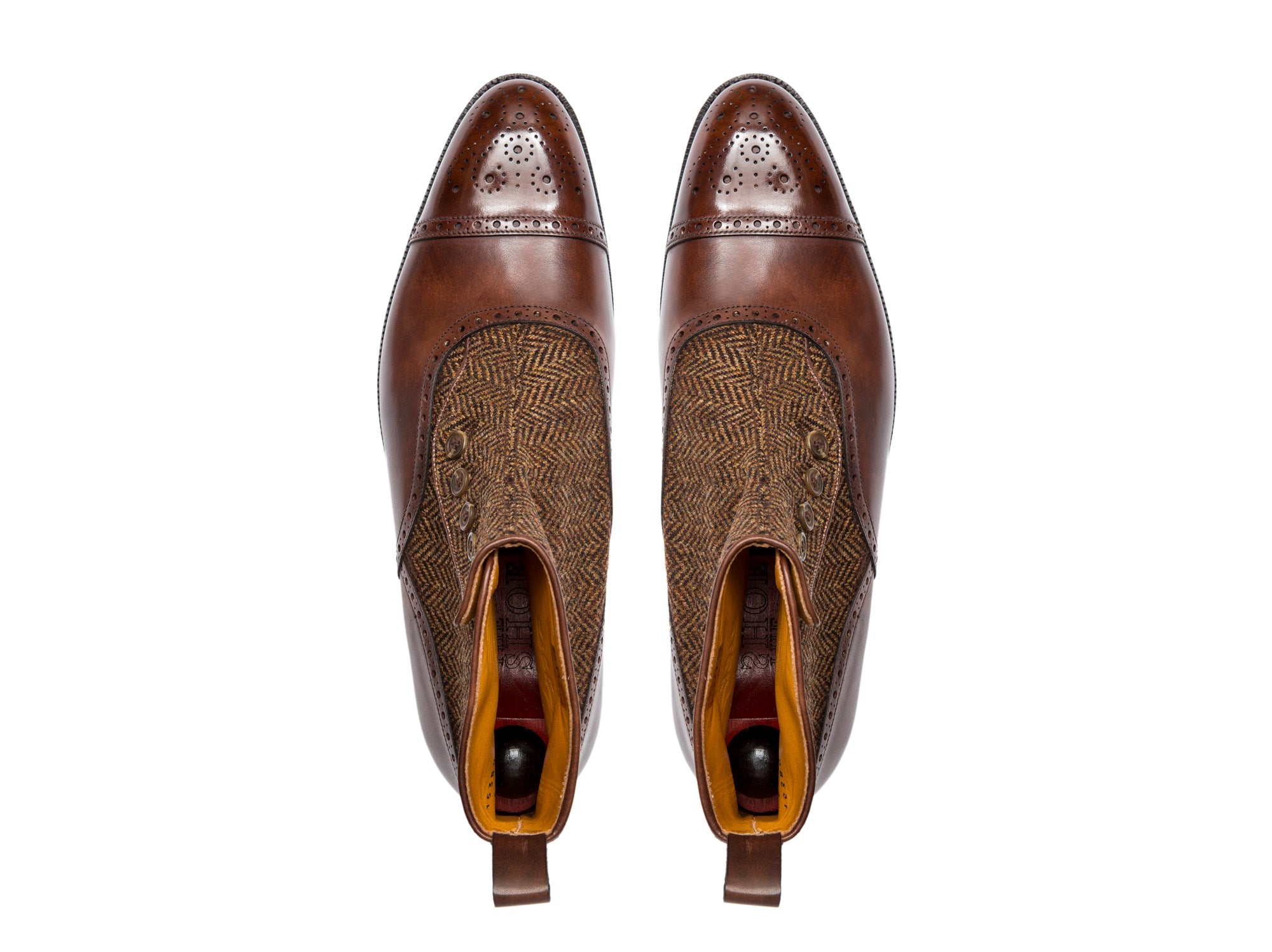 Puyallup Gold Museum Calf Shoes in NGT Last with Double Leather Sole