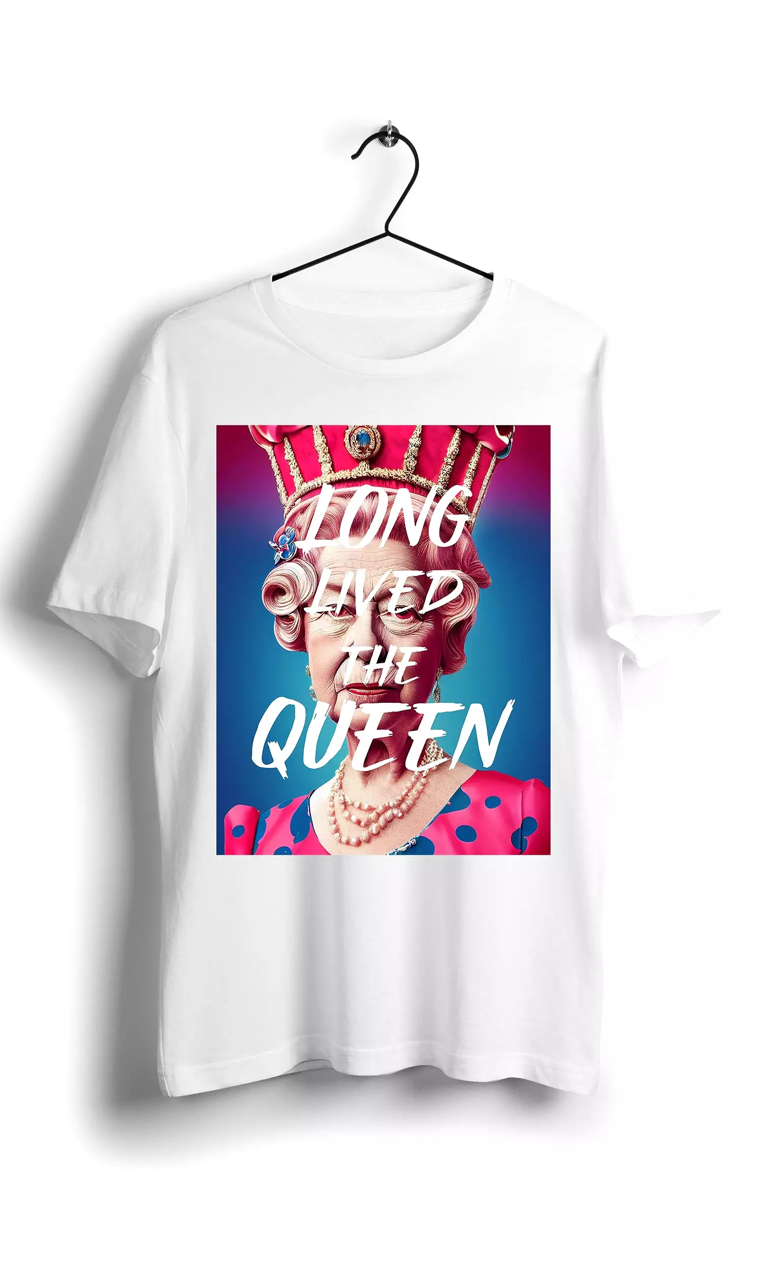 Queen Icon Graphic T-shirt - White