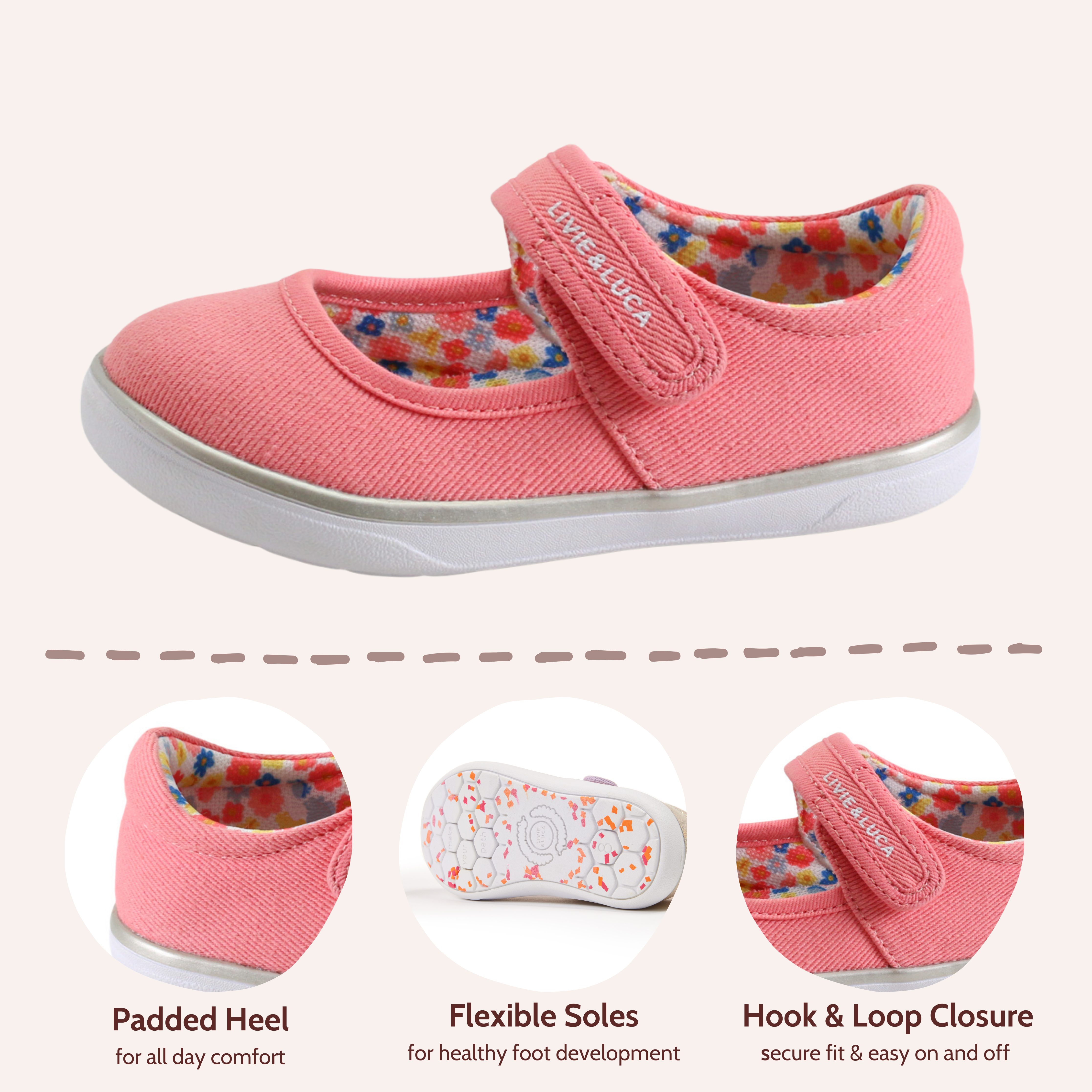 RAVINE ECO Coral Sneaker Mary Jane