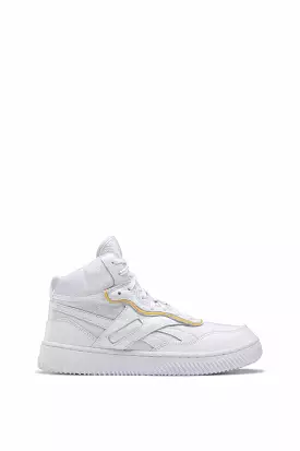 Reebok VB Dual Court Mid in White sneakers.