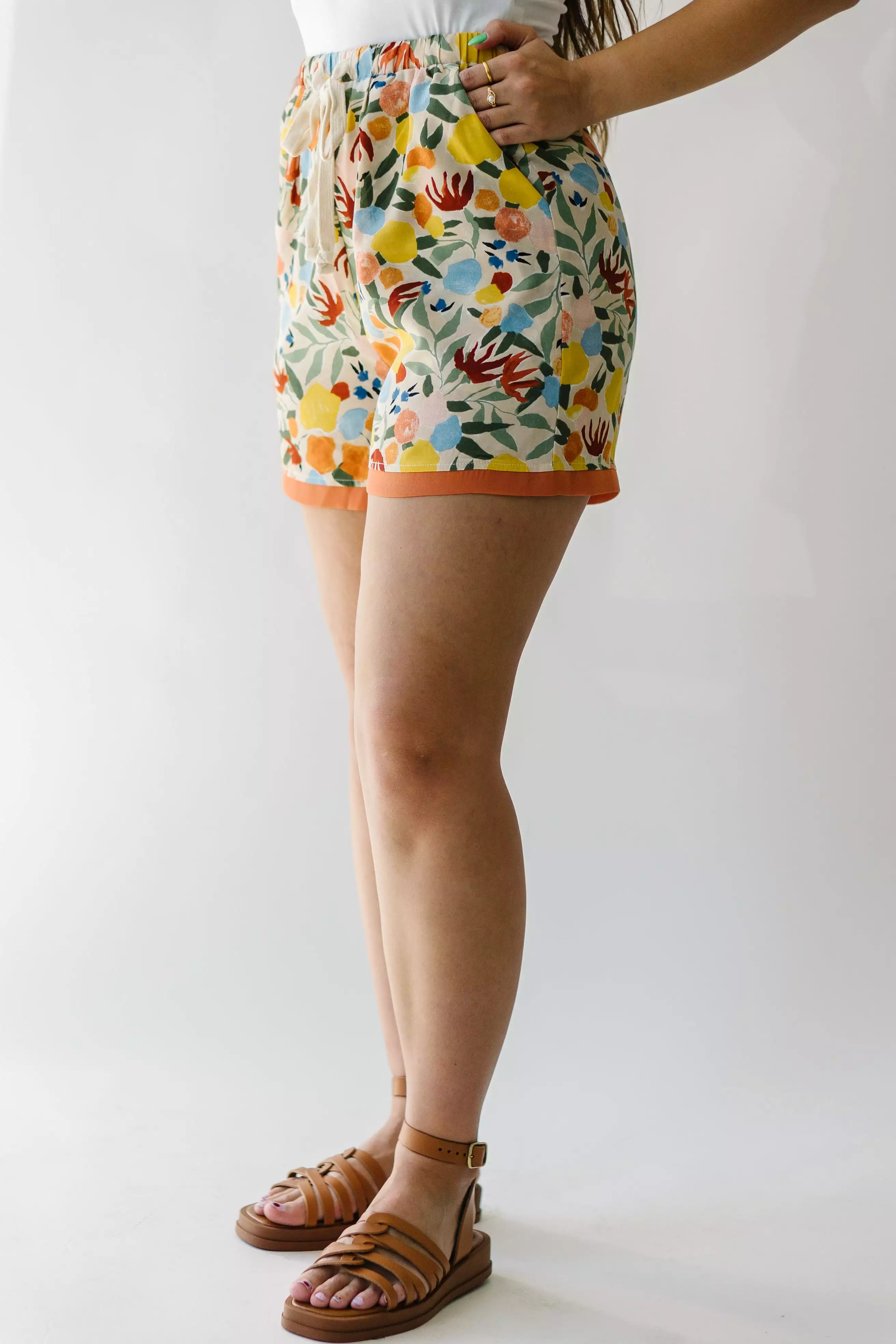 Reynolds Floral Multi Drawstring Shorts