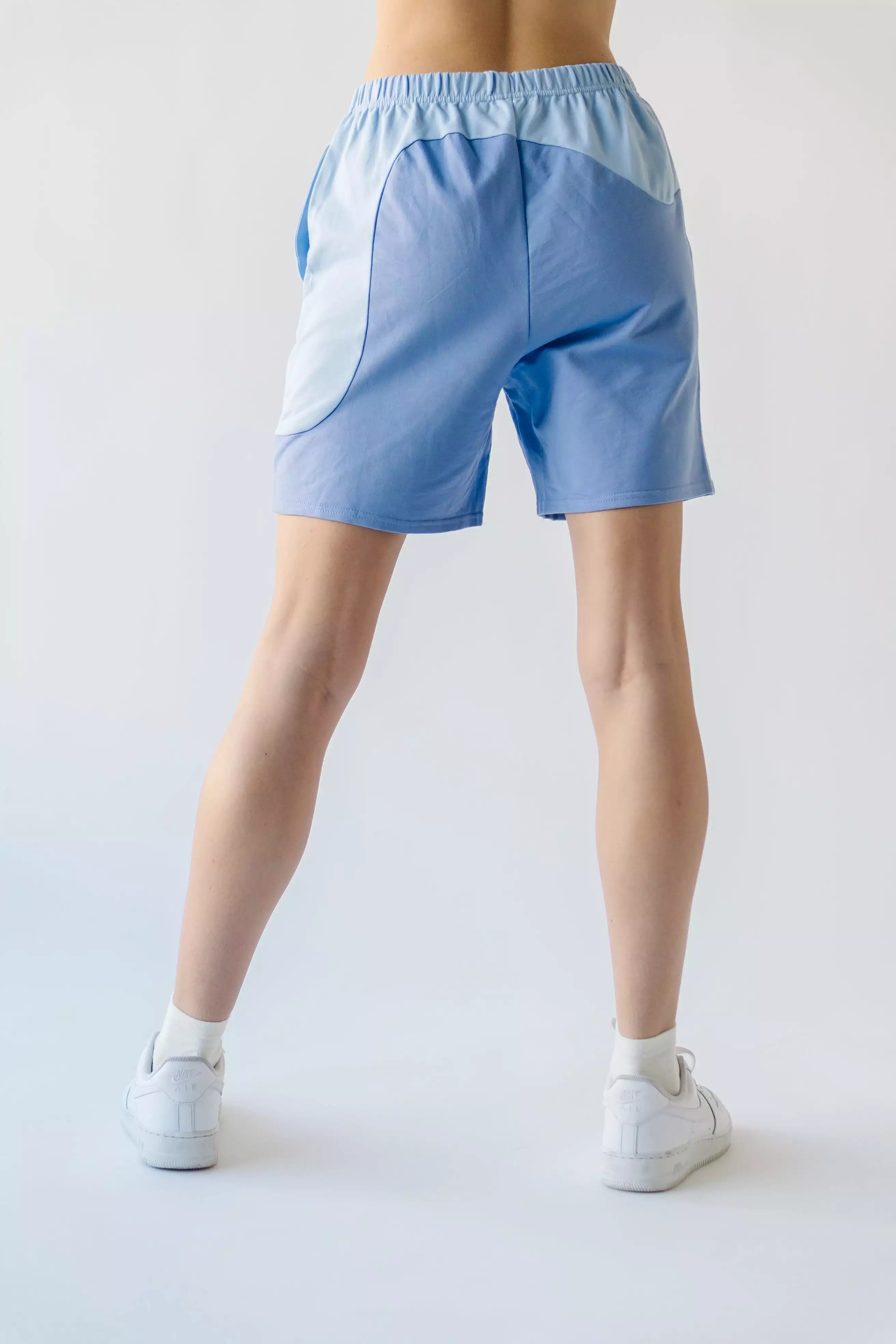 Ringwald Blue Multi Colorblock Shorts