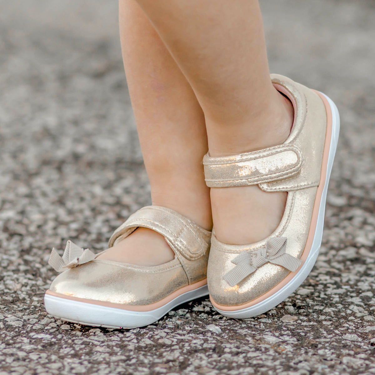 River Eco Champagne Sneaker Mary Jane