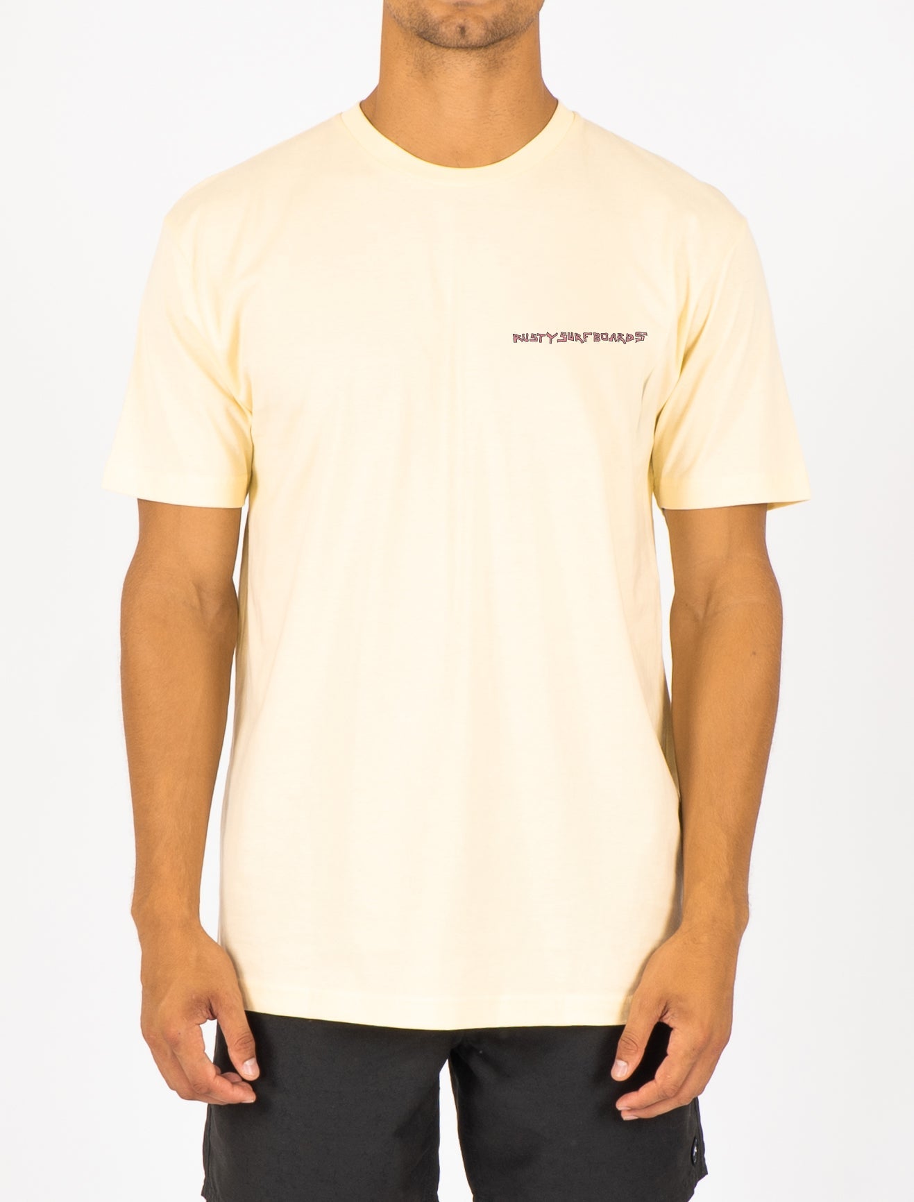 rock box short sleeve tee chartreuse