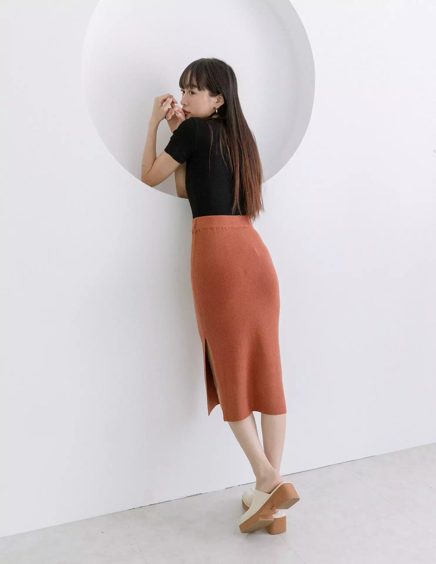 Rust Colored Eliza Skirt-dress